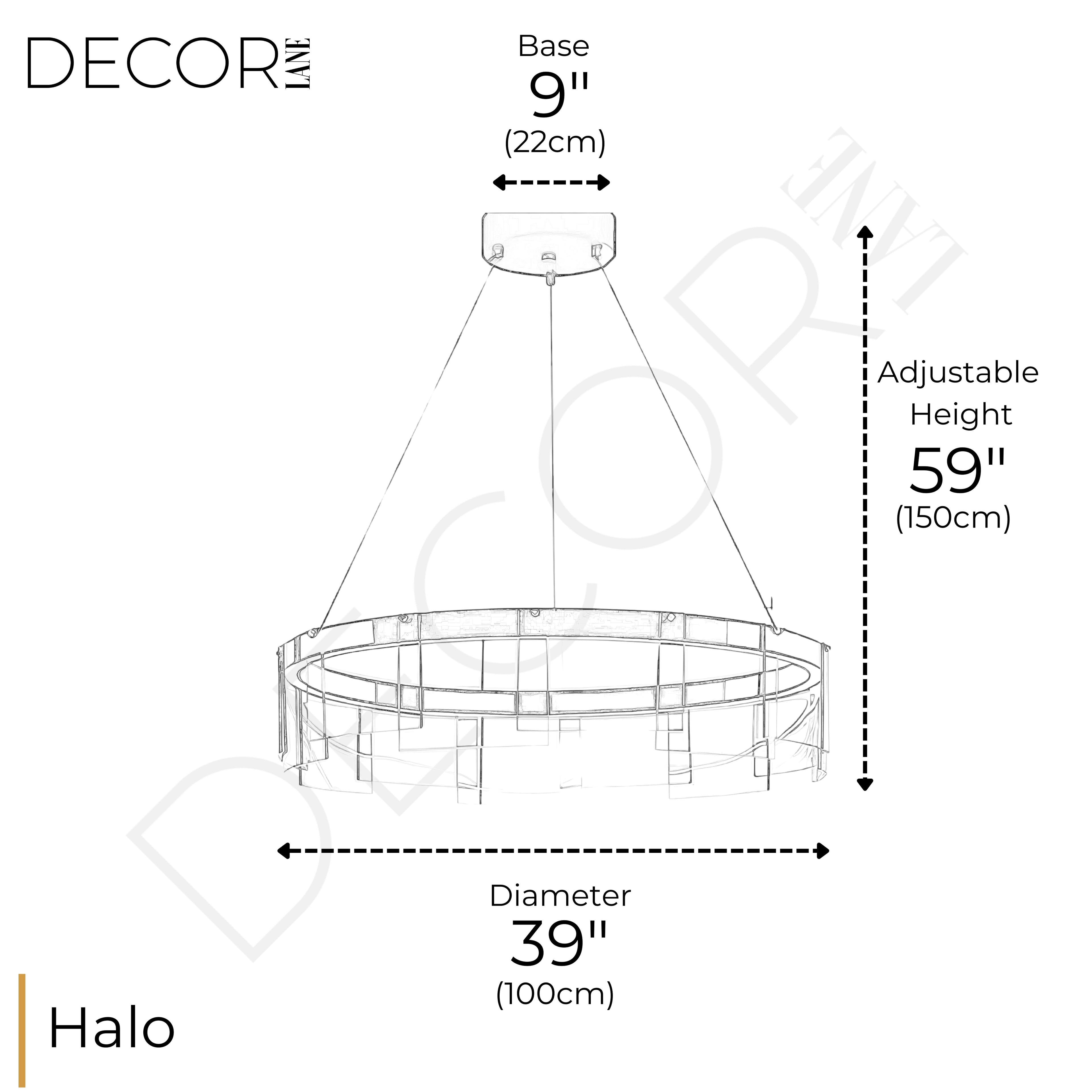 BELLISSIMA LUCE HALO CHANDELIER