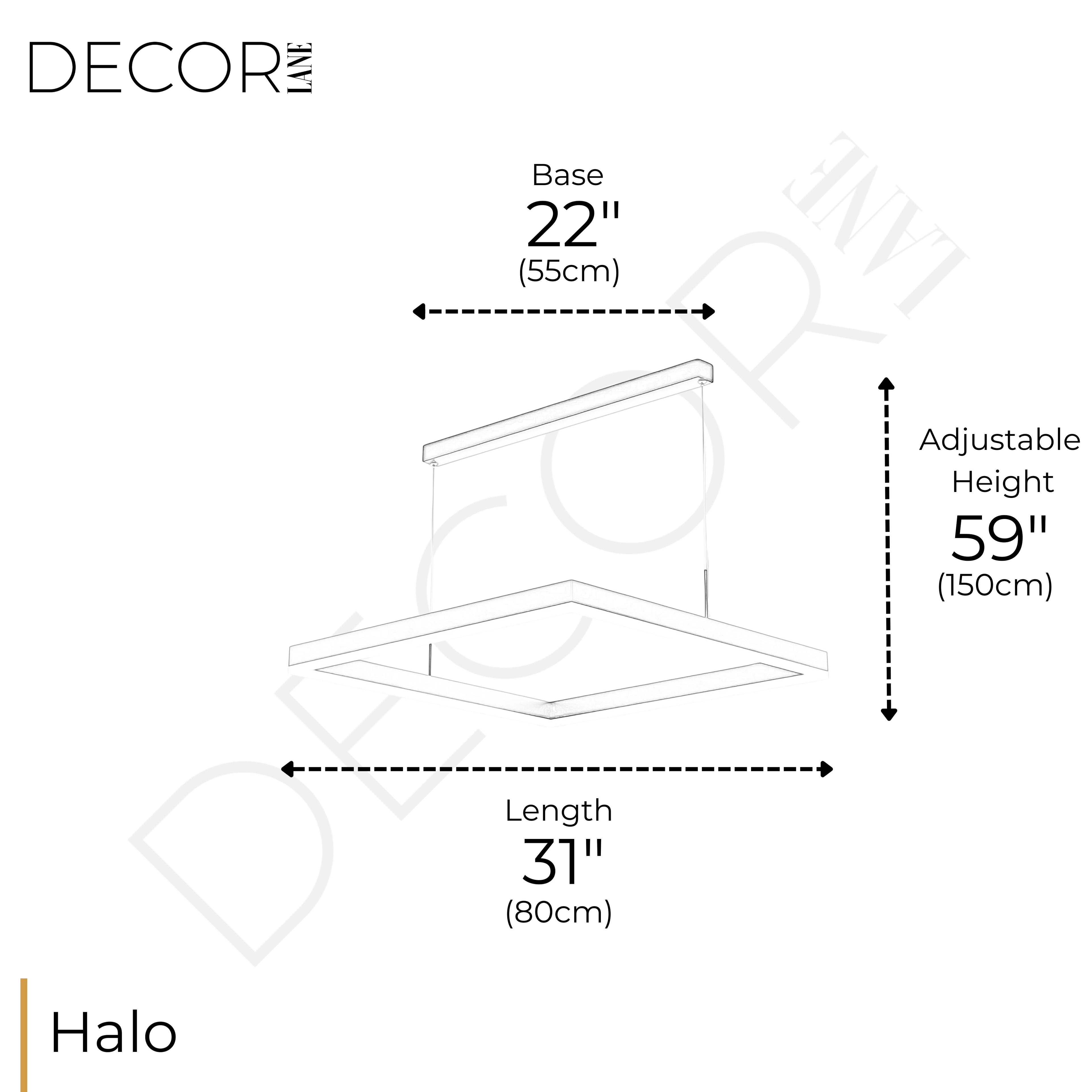 CARRÉ ÉLÉGANT HALO CHANDELIER