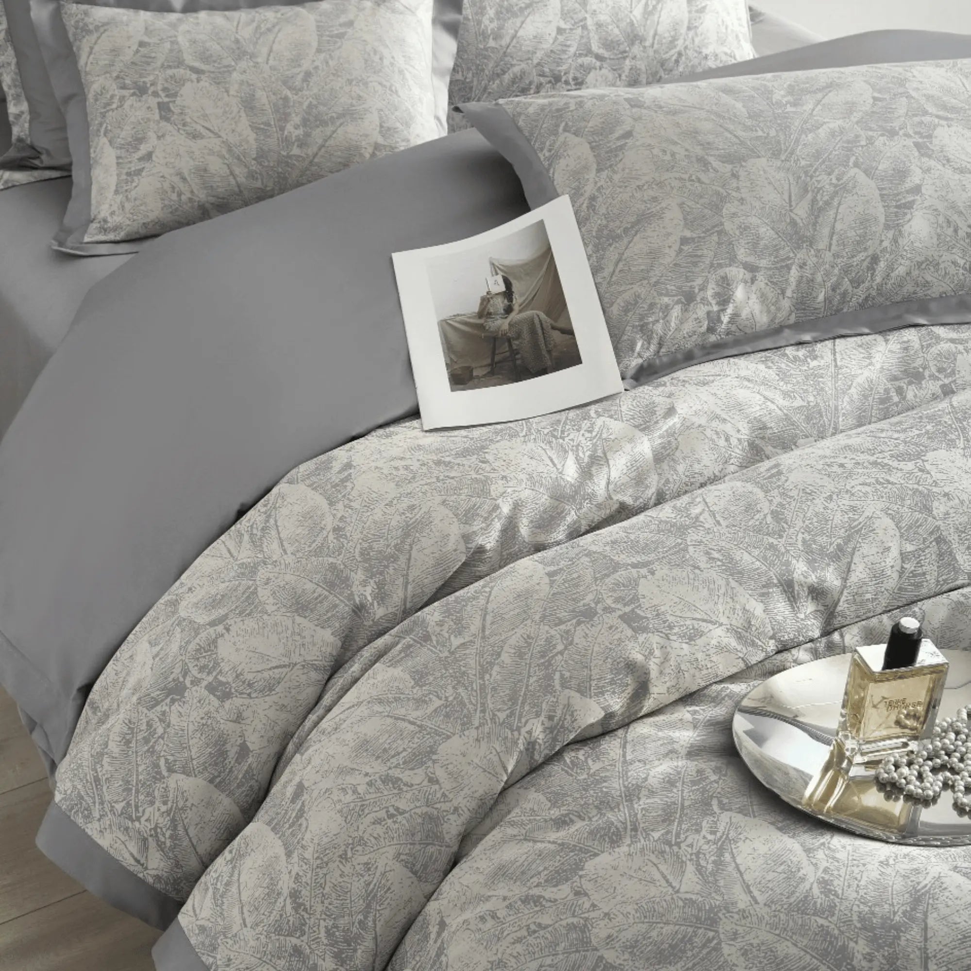 SILVER FERN 1000 THREAD COUNT DUVET COVER & SHAMS