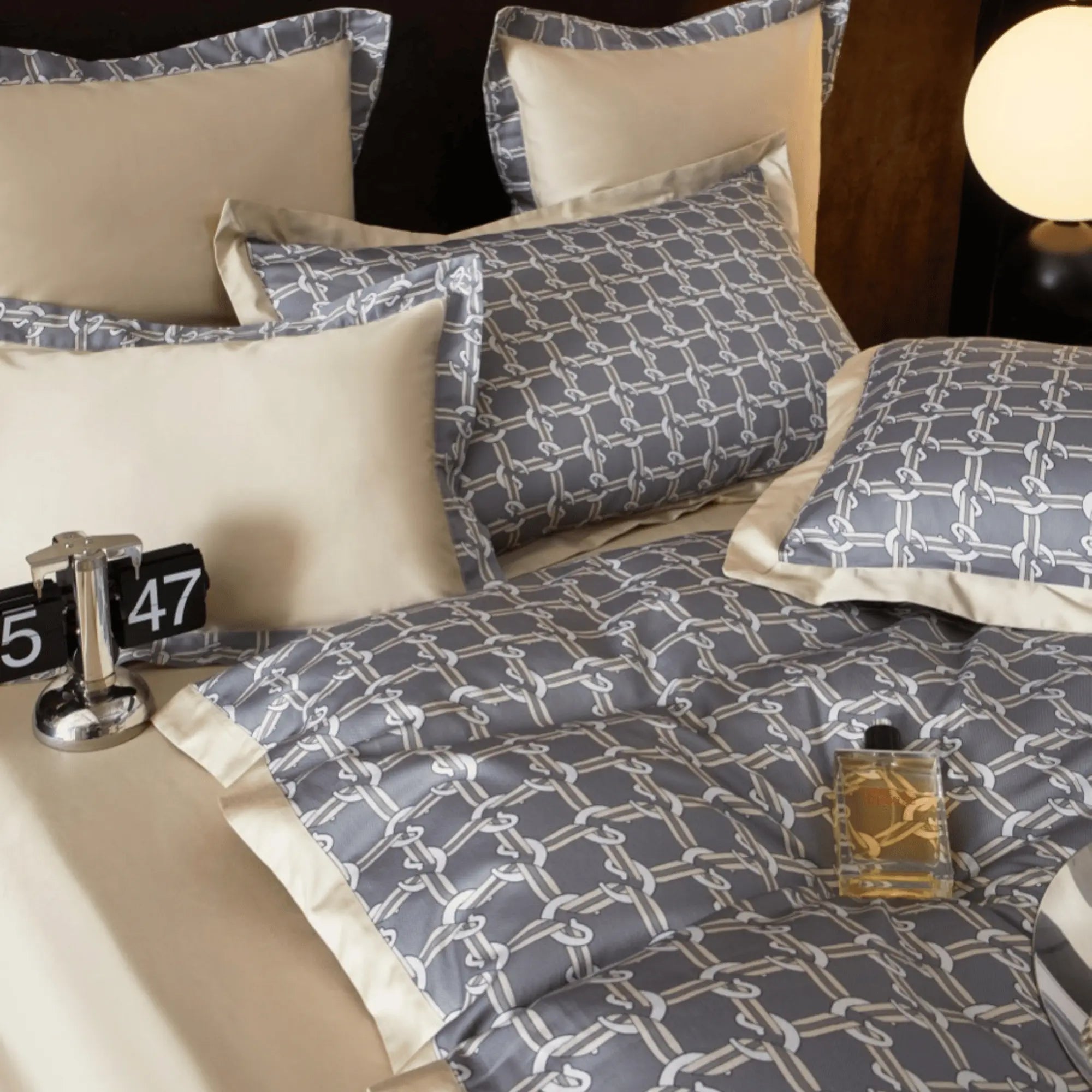 IVORY HARMONY 1000 THREAD COUNT DUVET COVER & SHAMS