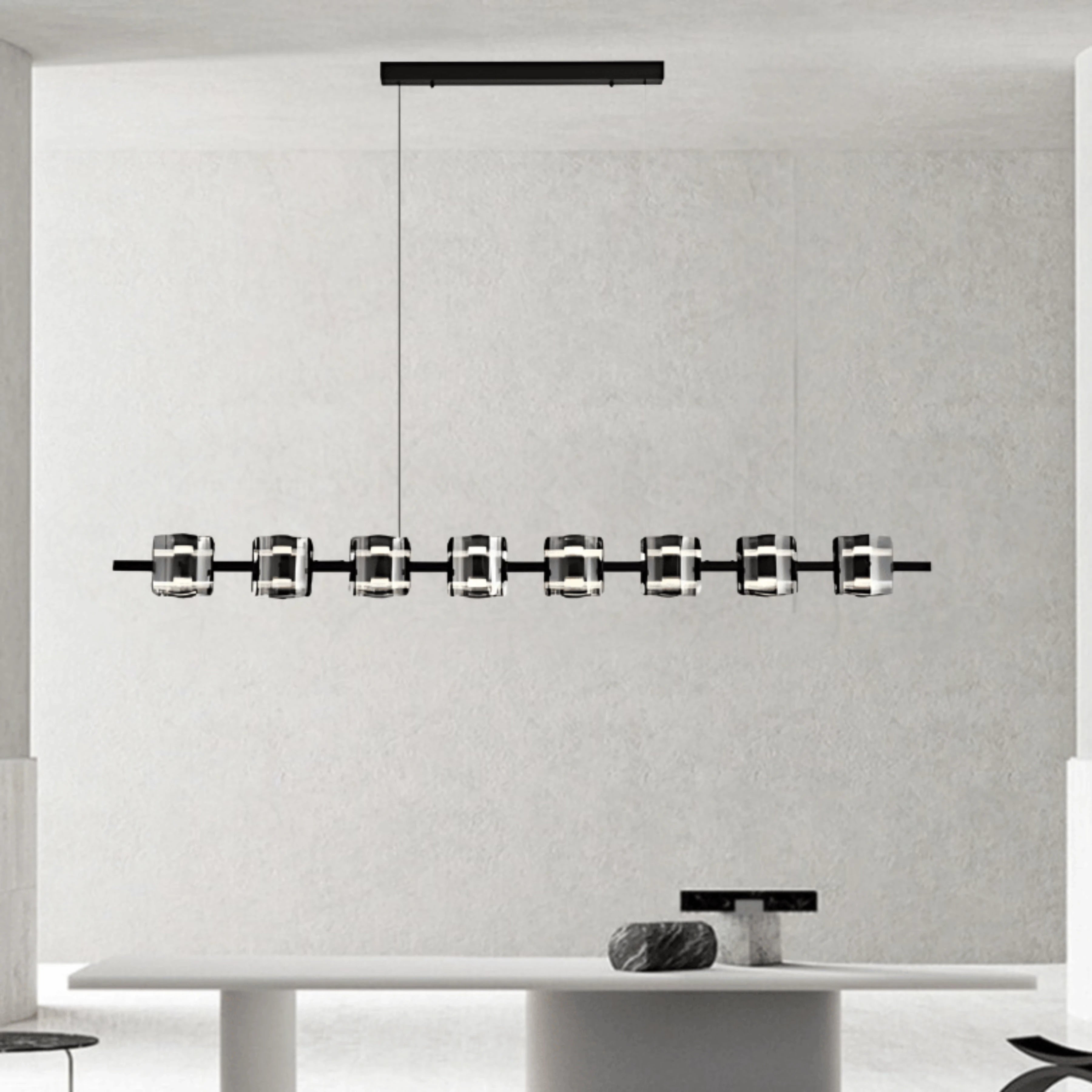 BRUME ÉLÉGANTE LINEAR CHANDELIER