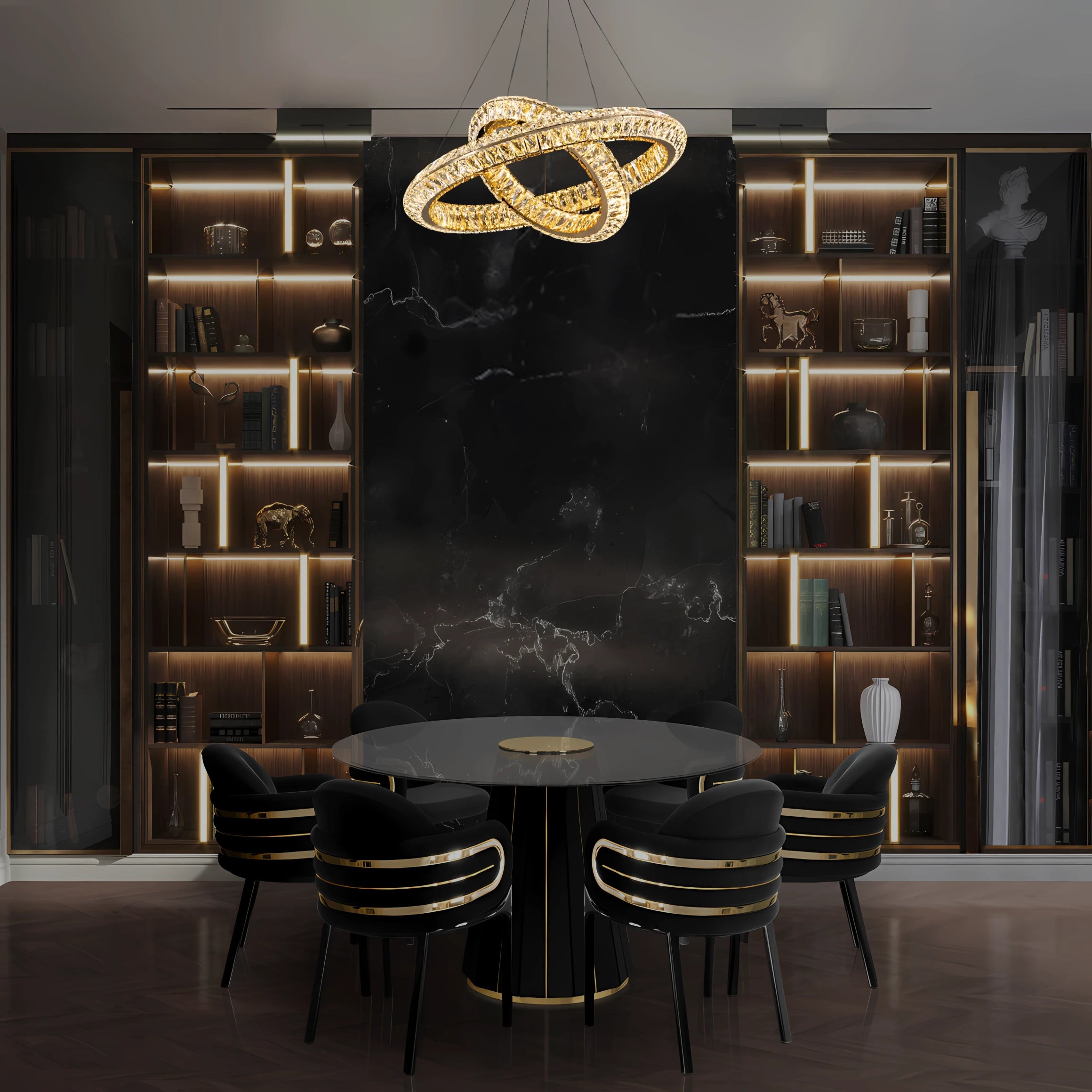 AURELIA TWO TIER CHANDELIER