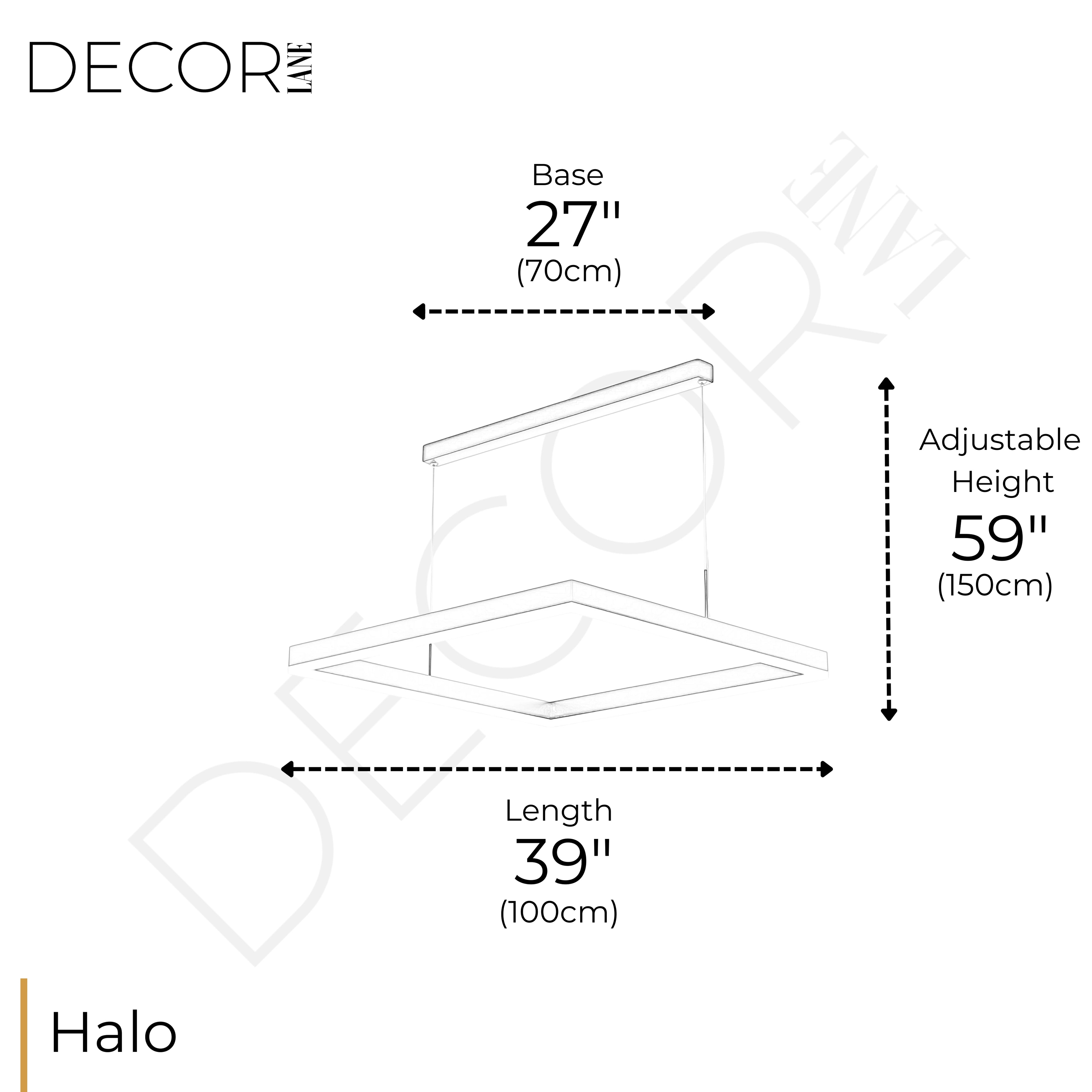 CARRÉ ÉLÉGANT HALO CHANDELIER