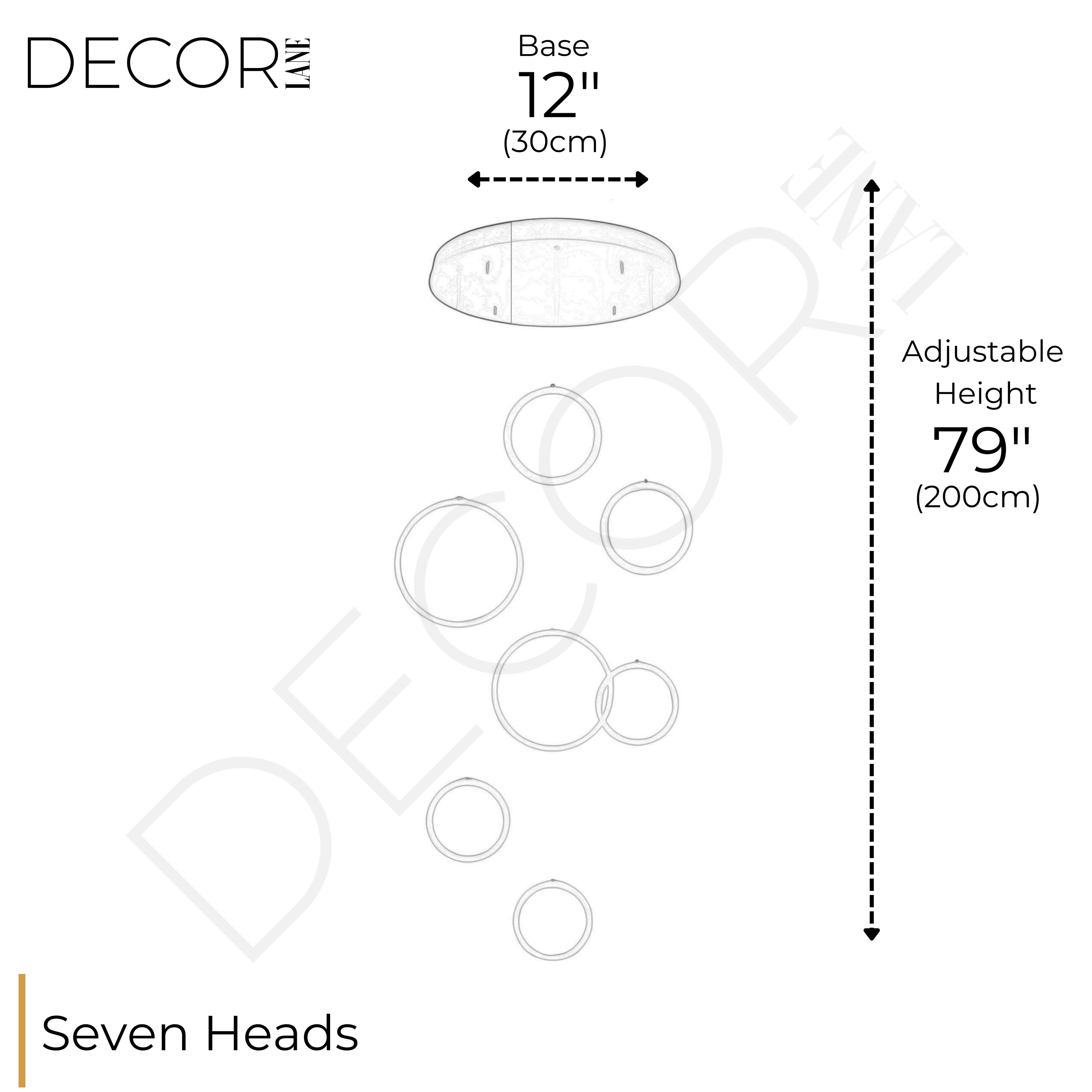 BUBBLES STAIRCASE CHANDELIER