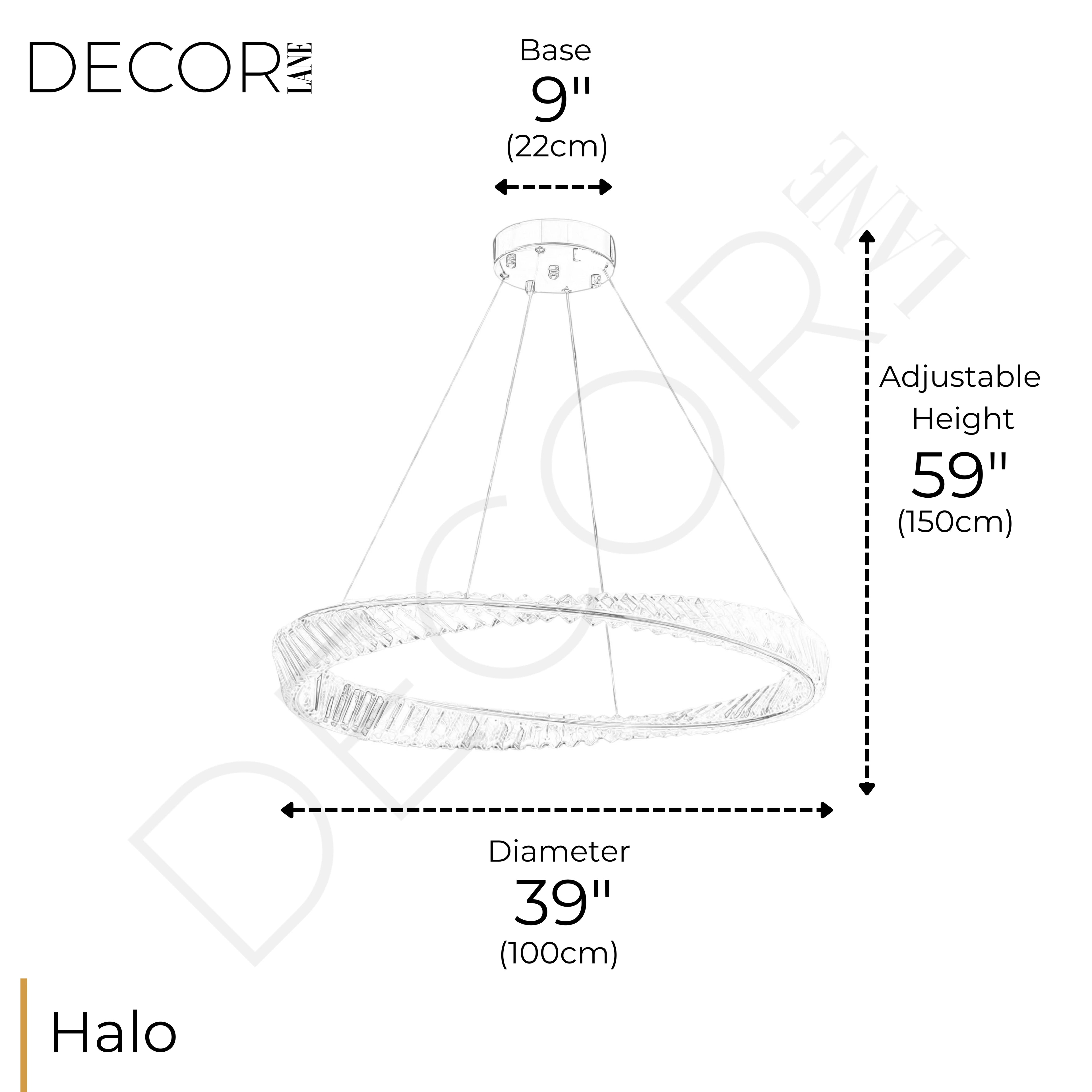 THE MOBIUS STRIP HALO CHANDELIER