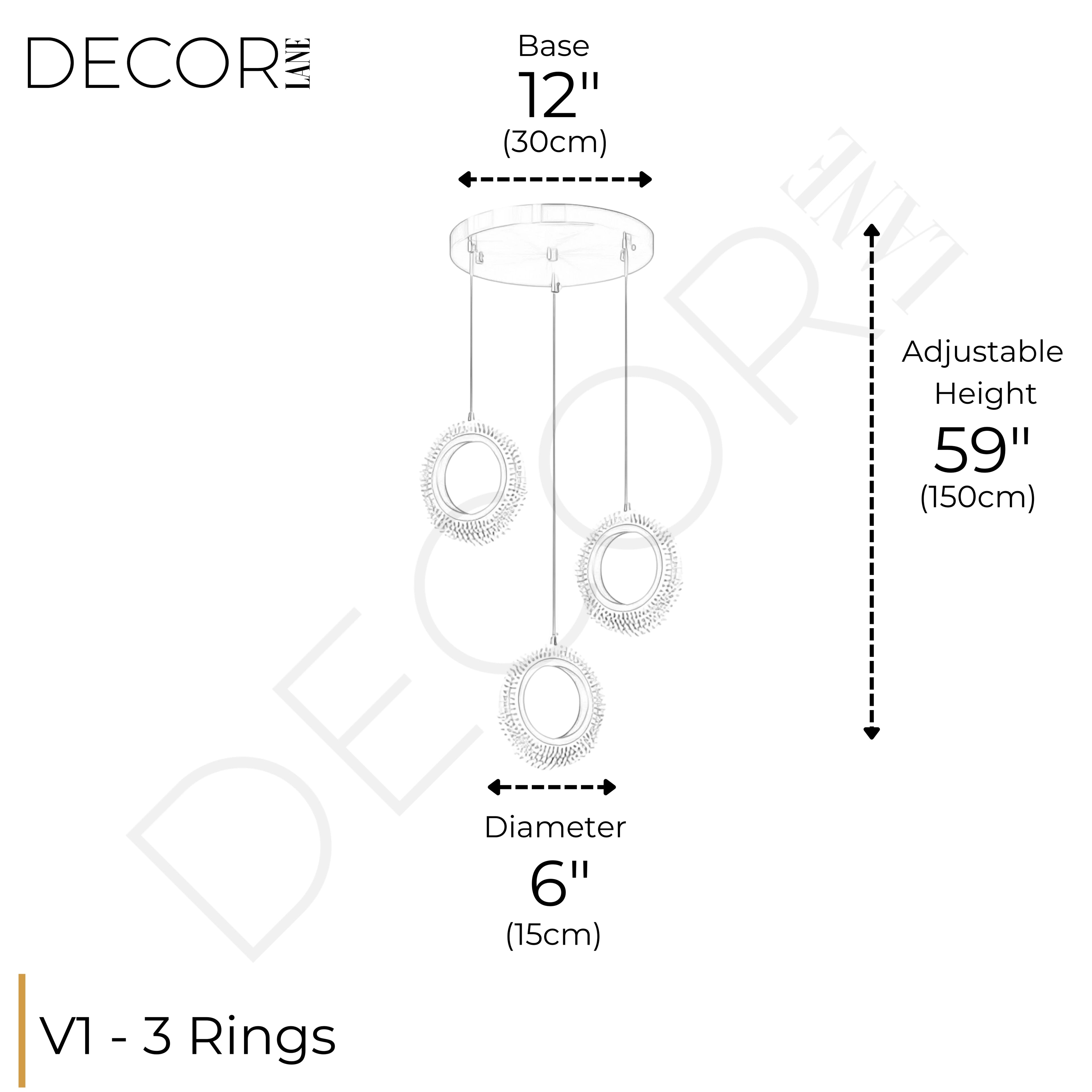 CARESSE ASTRALE 3 TIER CHANDELIER