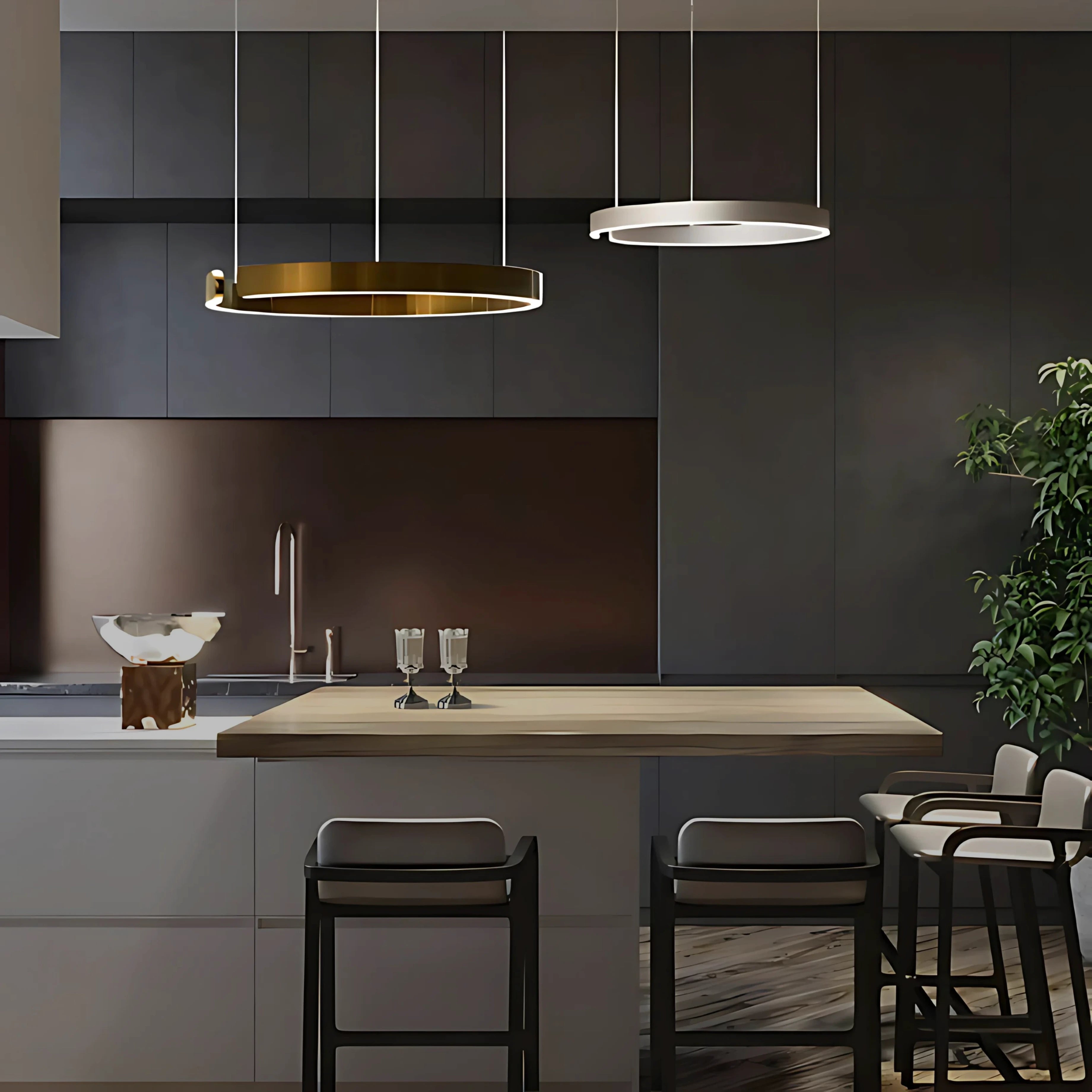 ENDURA HALO CHANDELIER