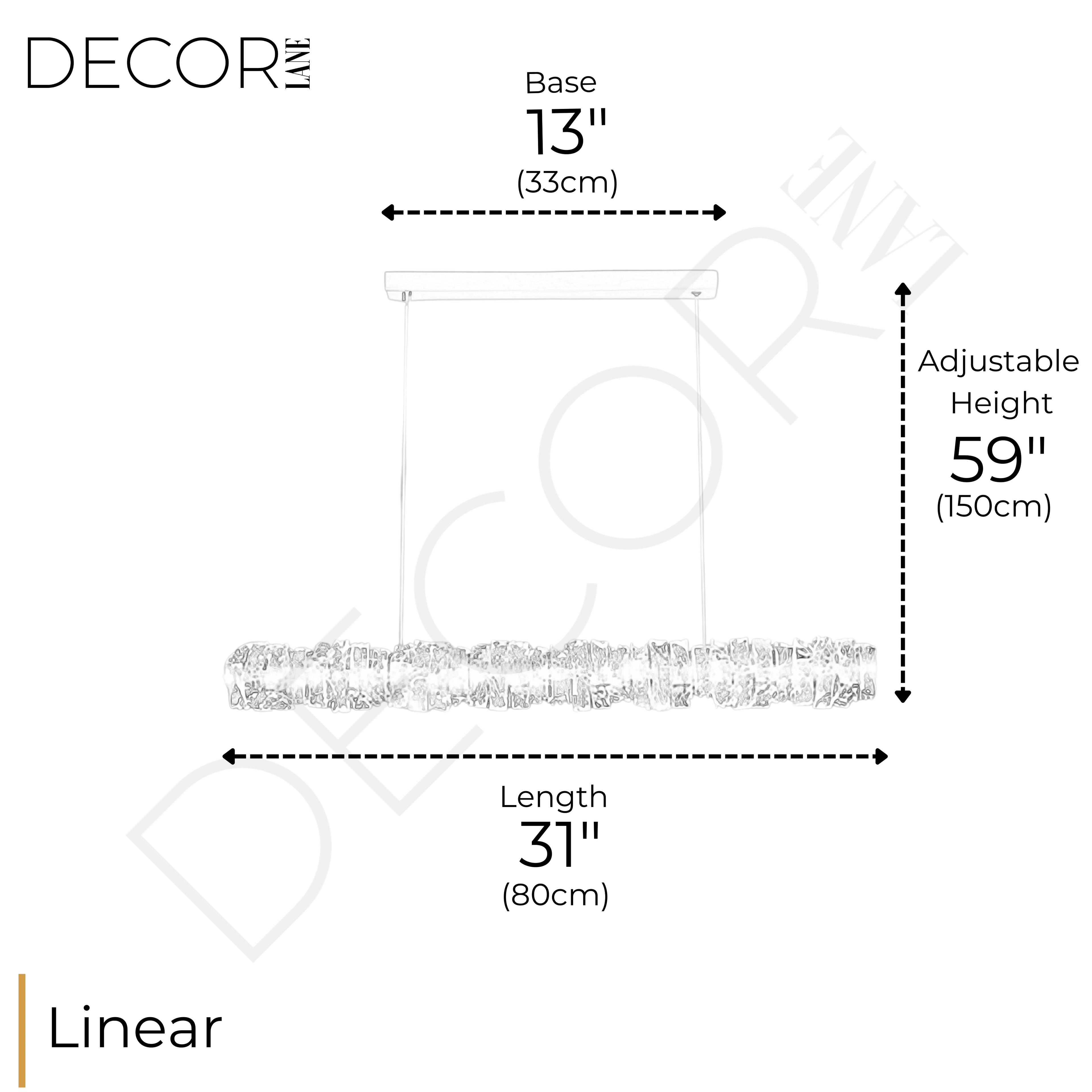 PIERRE LINEAR CHANDELIER