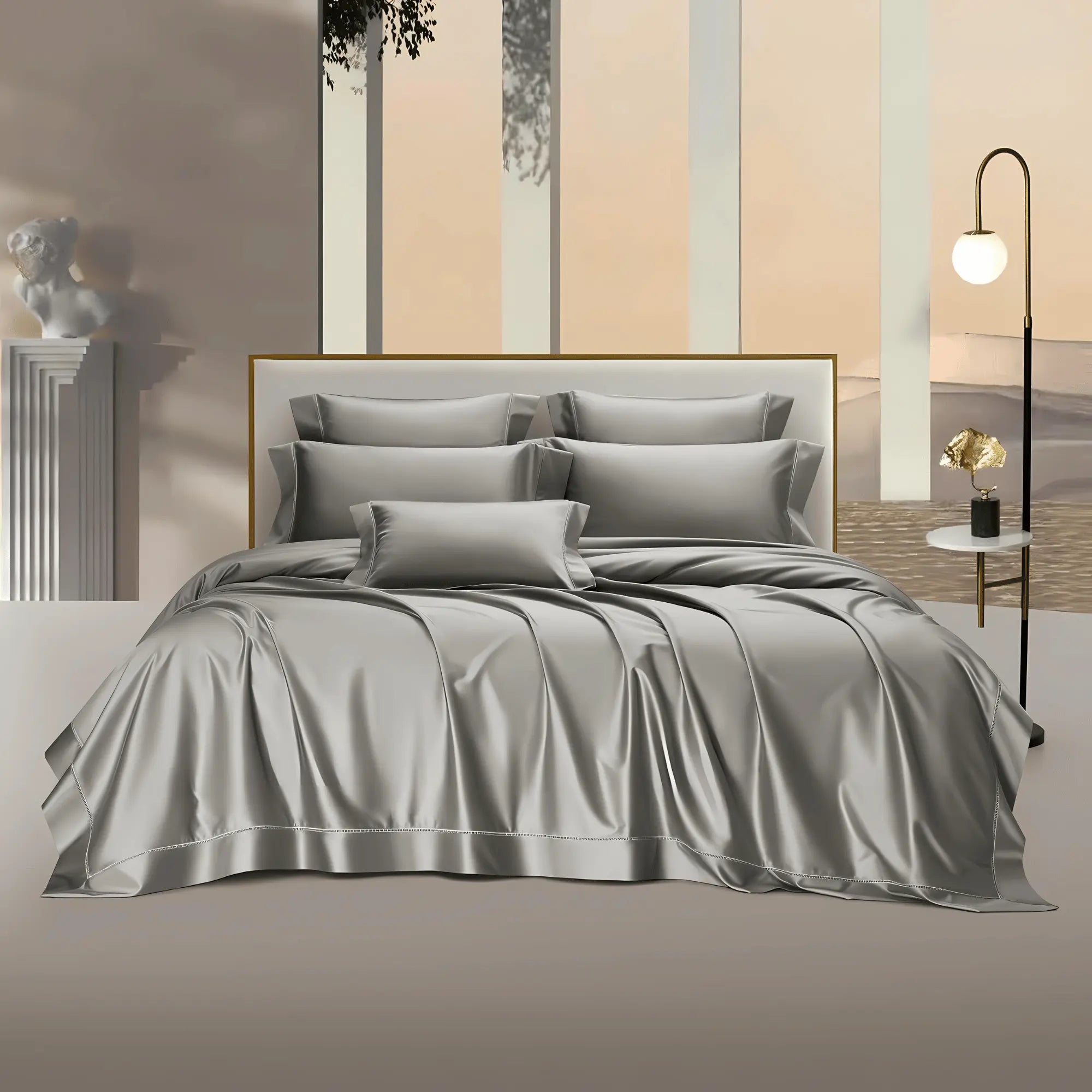 PLATINUM RADIANCE 2000 THREAD COUNT DUVET COVER & SHAMS