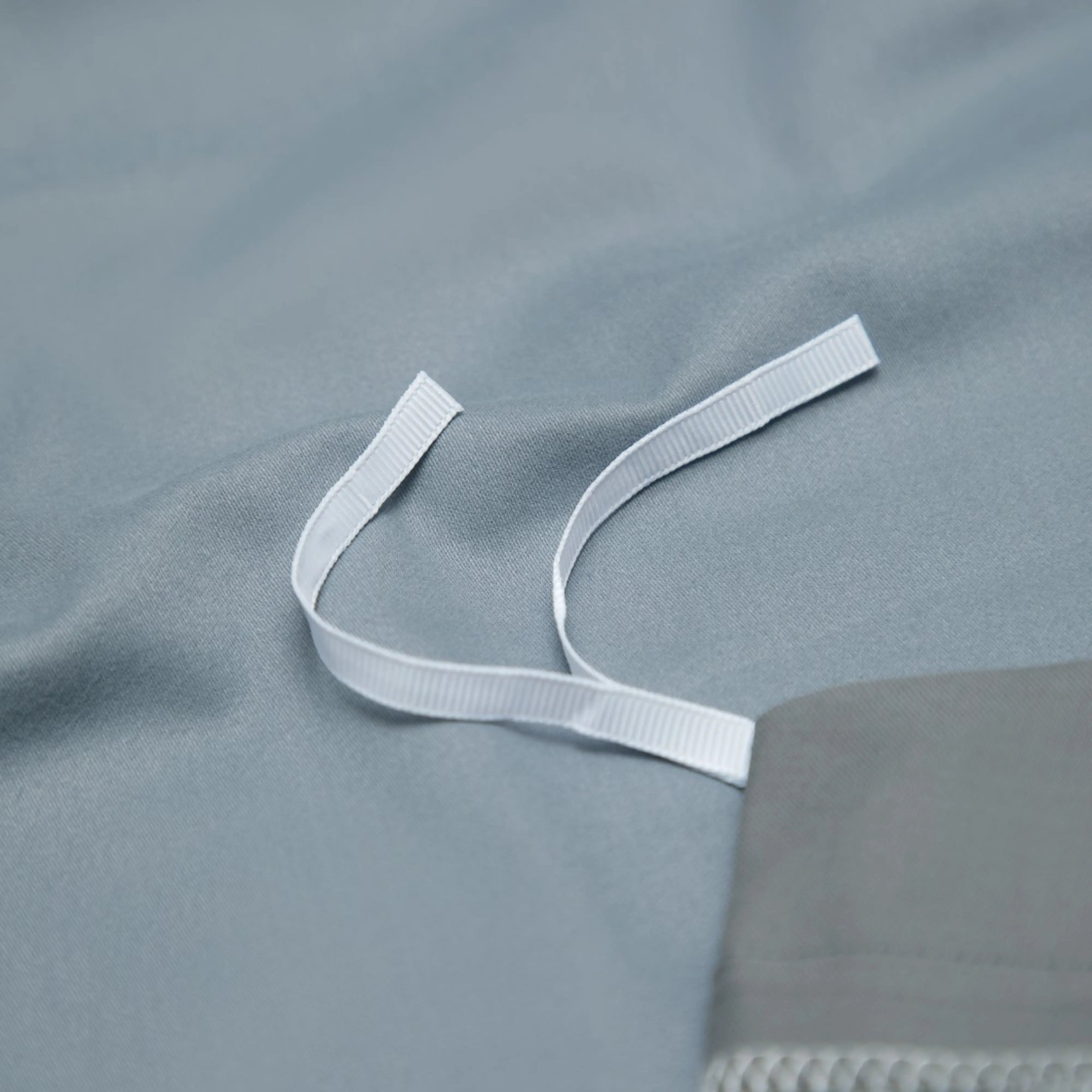 STEEL BLUE 600 THREAD COUNT DUVET COVER & SHAMS