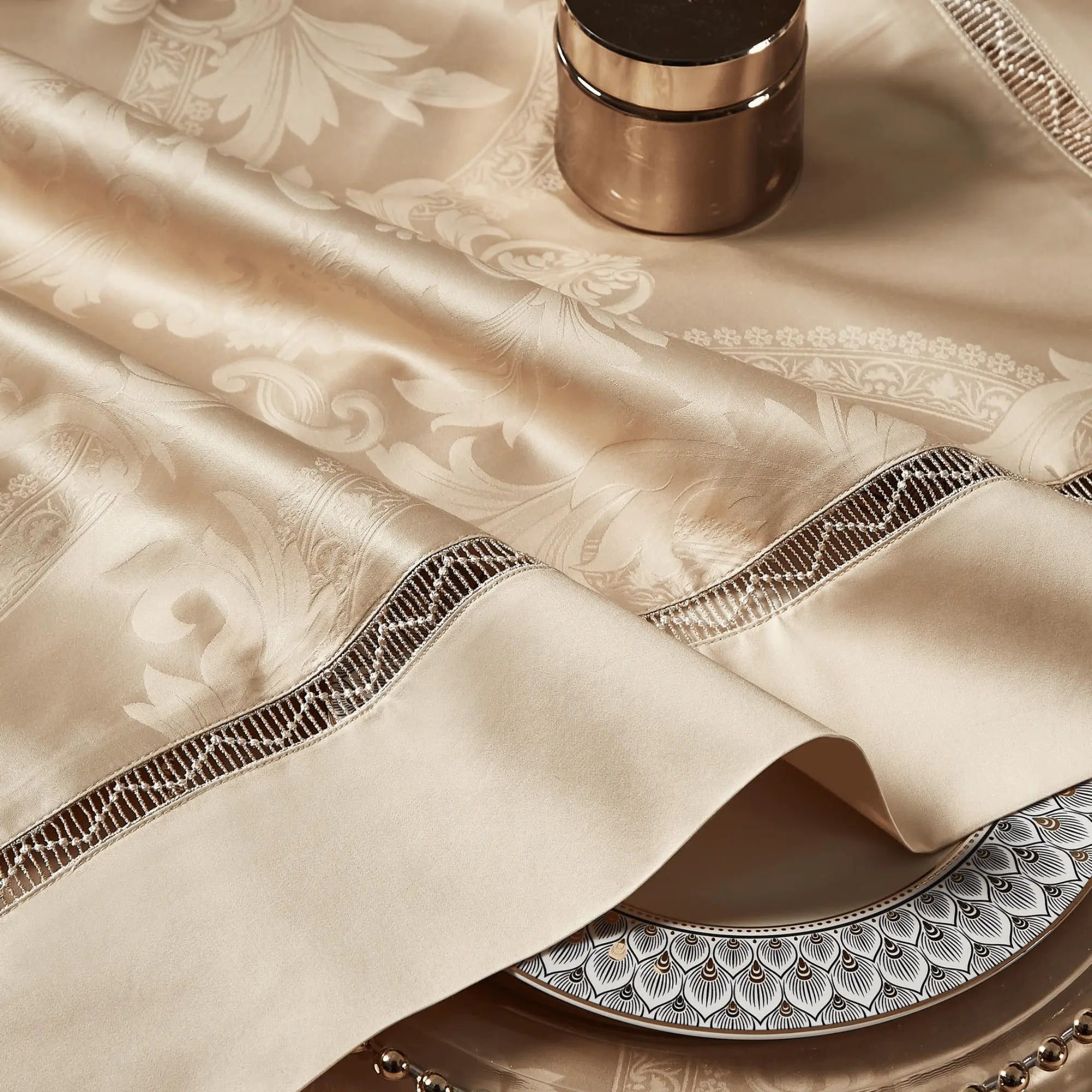 Sandstone Luxe 1400 Thread Count Duvet Cover & Shams - Bedding