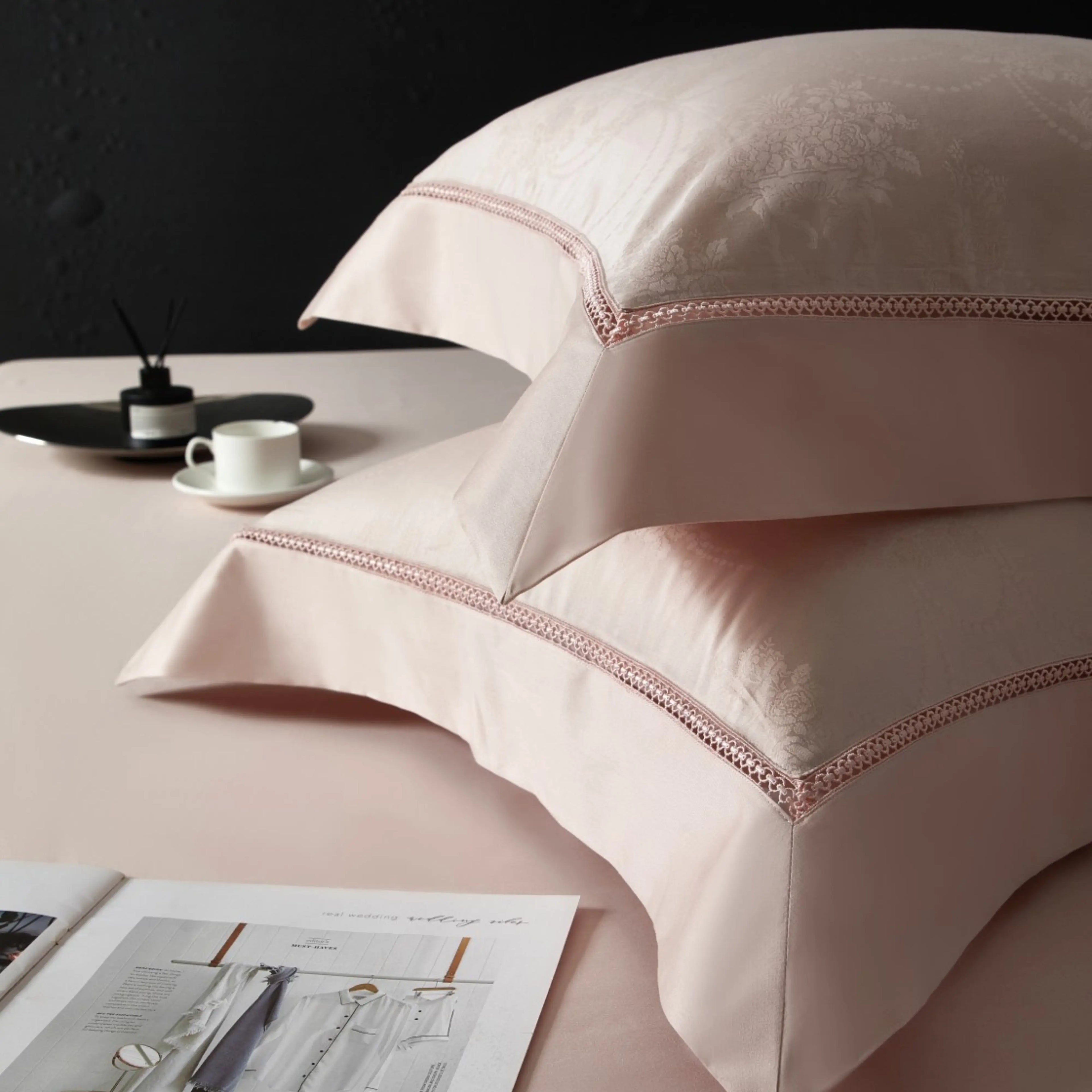 Rosewood Blush 1000 Thread Count Duvet Cover & Shams - Bedding