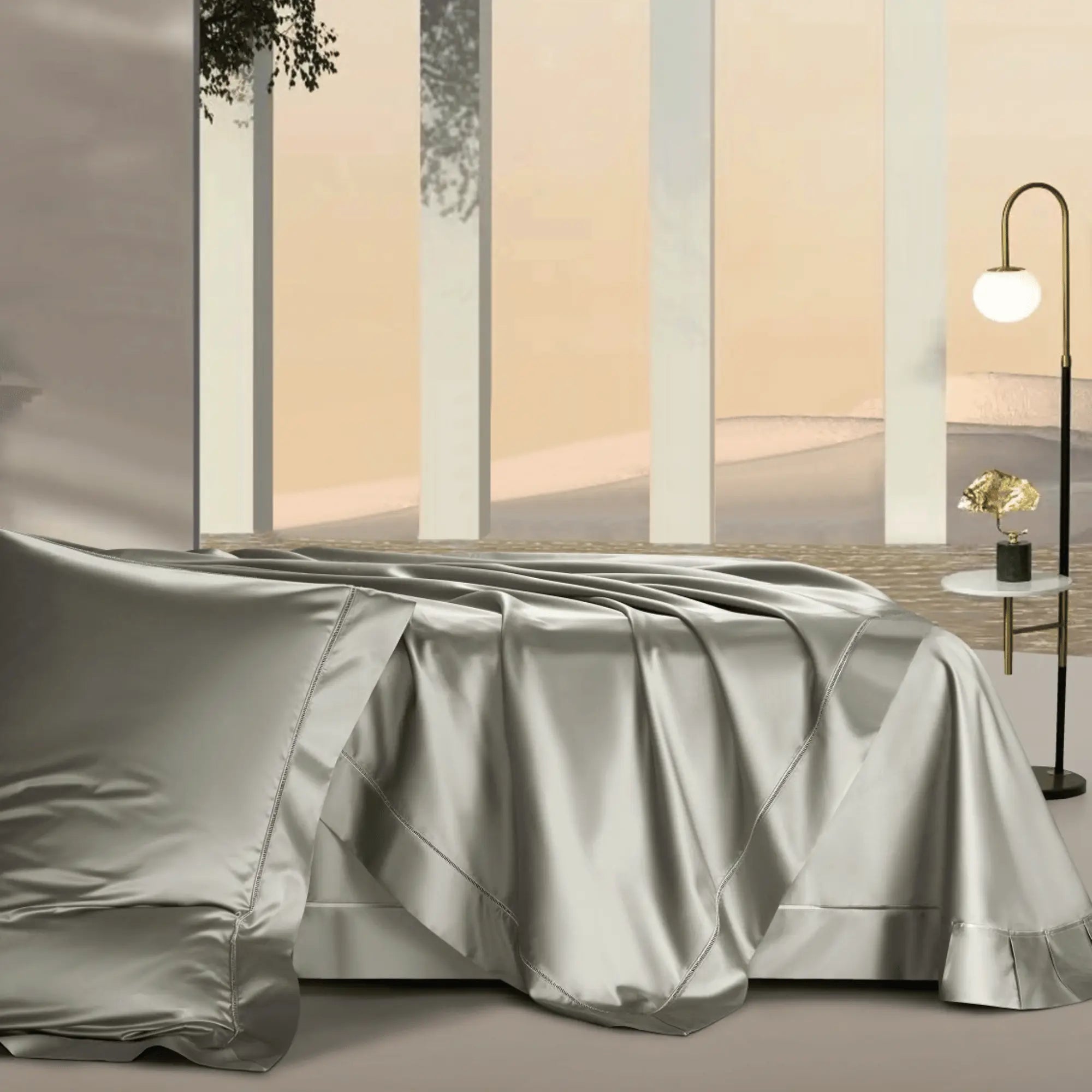 PLATINUM RADIANCE 2000 THREAD COUNT DUVET COVER & SHAMS