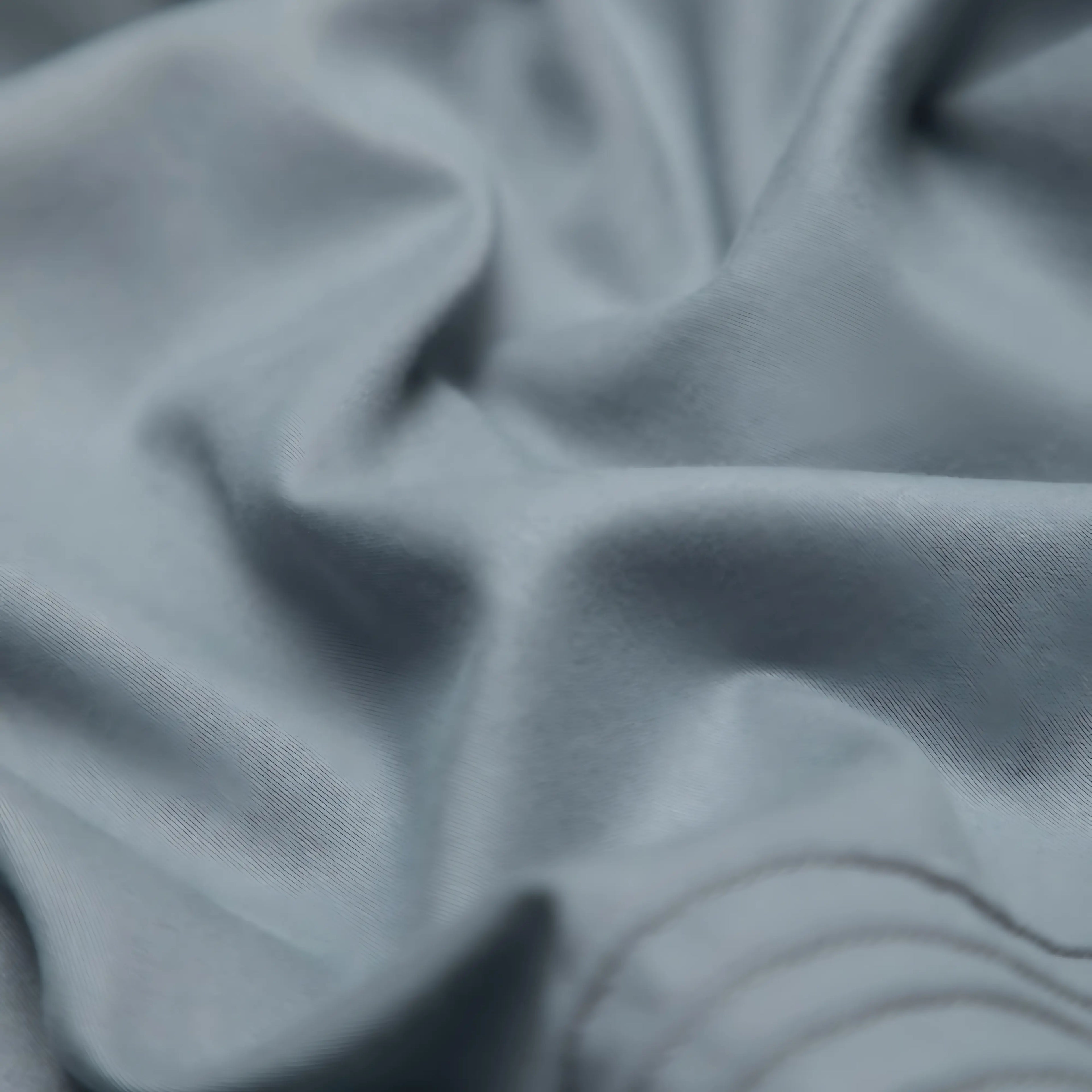 STEEL BLUE 600 THREAD COUNT DUVET COVER & SHAMS