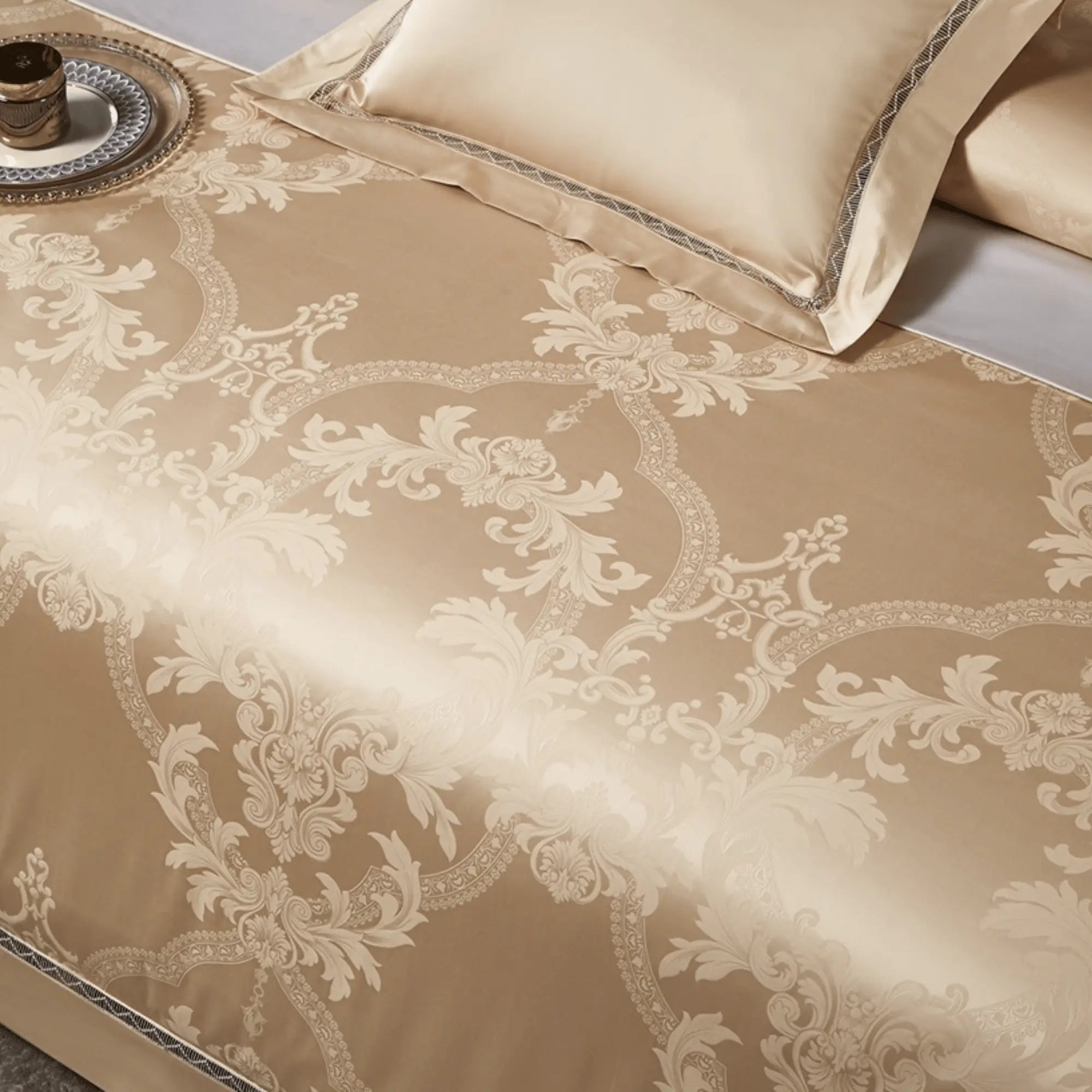 Sandstone Luxe 1400 Thread Count Duvet Cover & Shams - Bedding