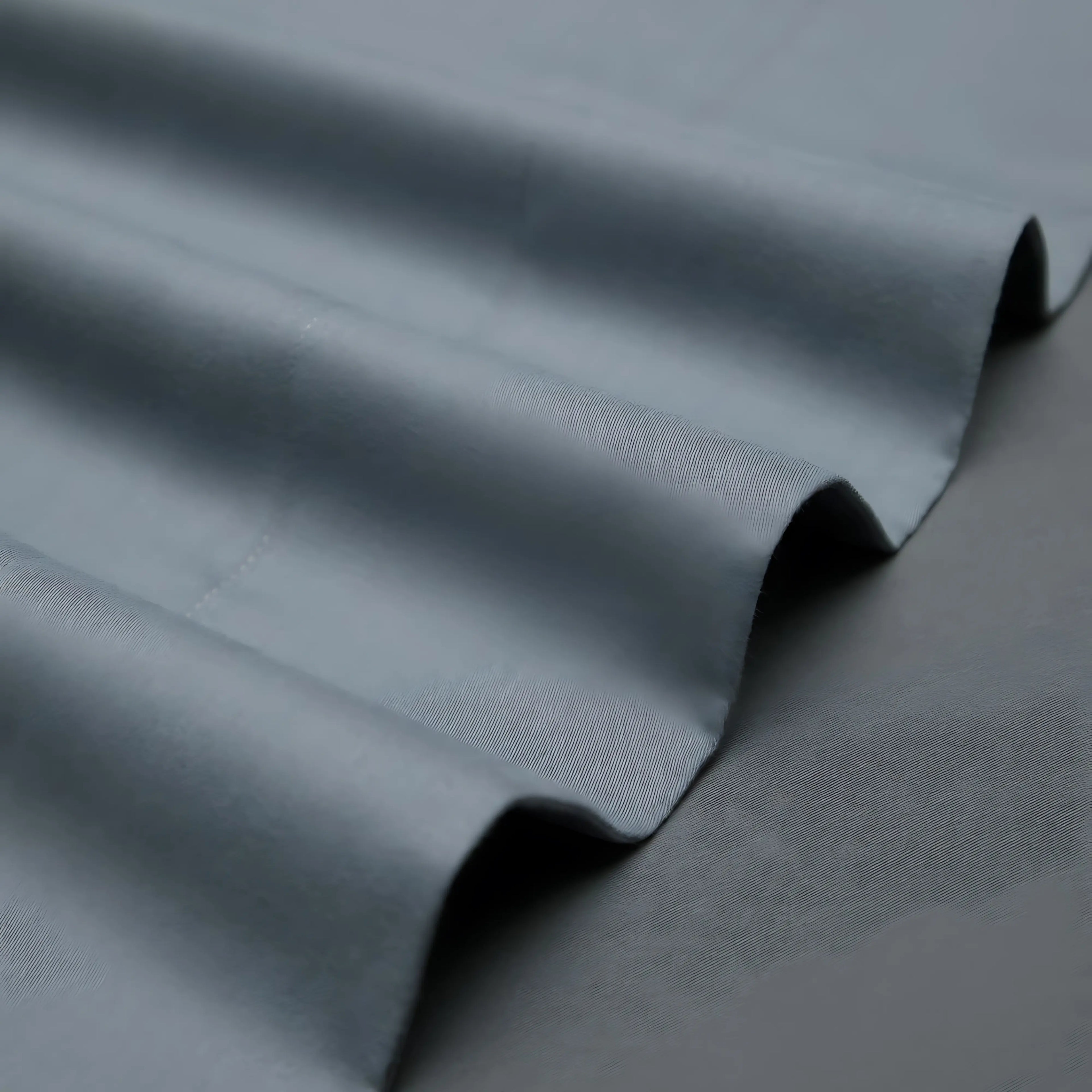 STEEL BLUE 600 THREAD COUNT DUVET COVER & SHAMS