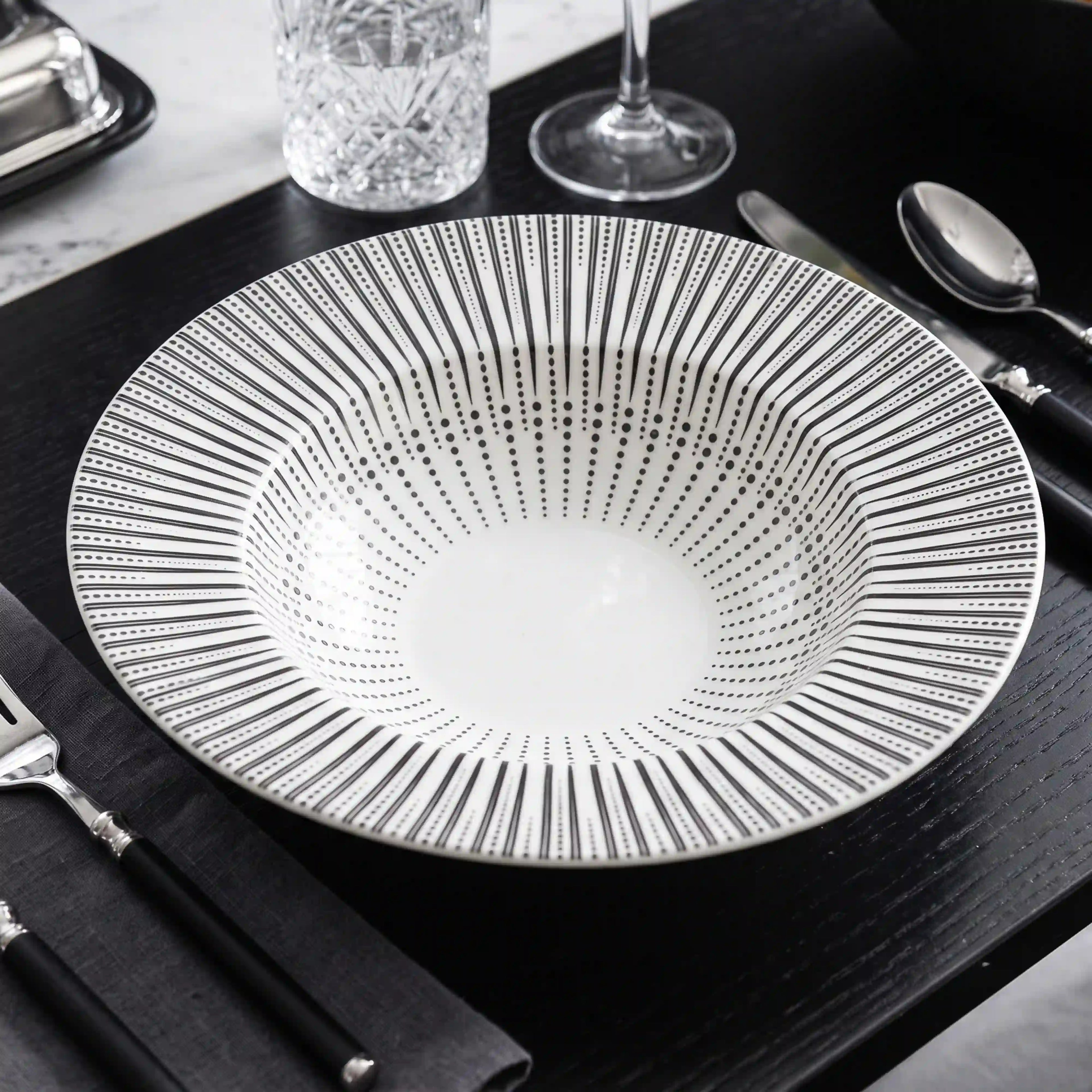 ZAPPHIRE BLANC PASTA BOWL
