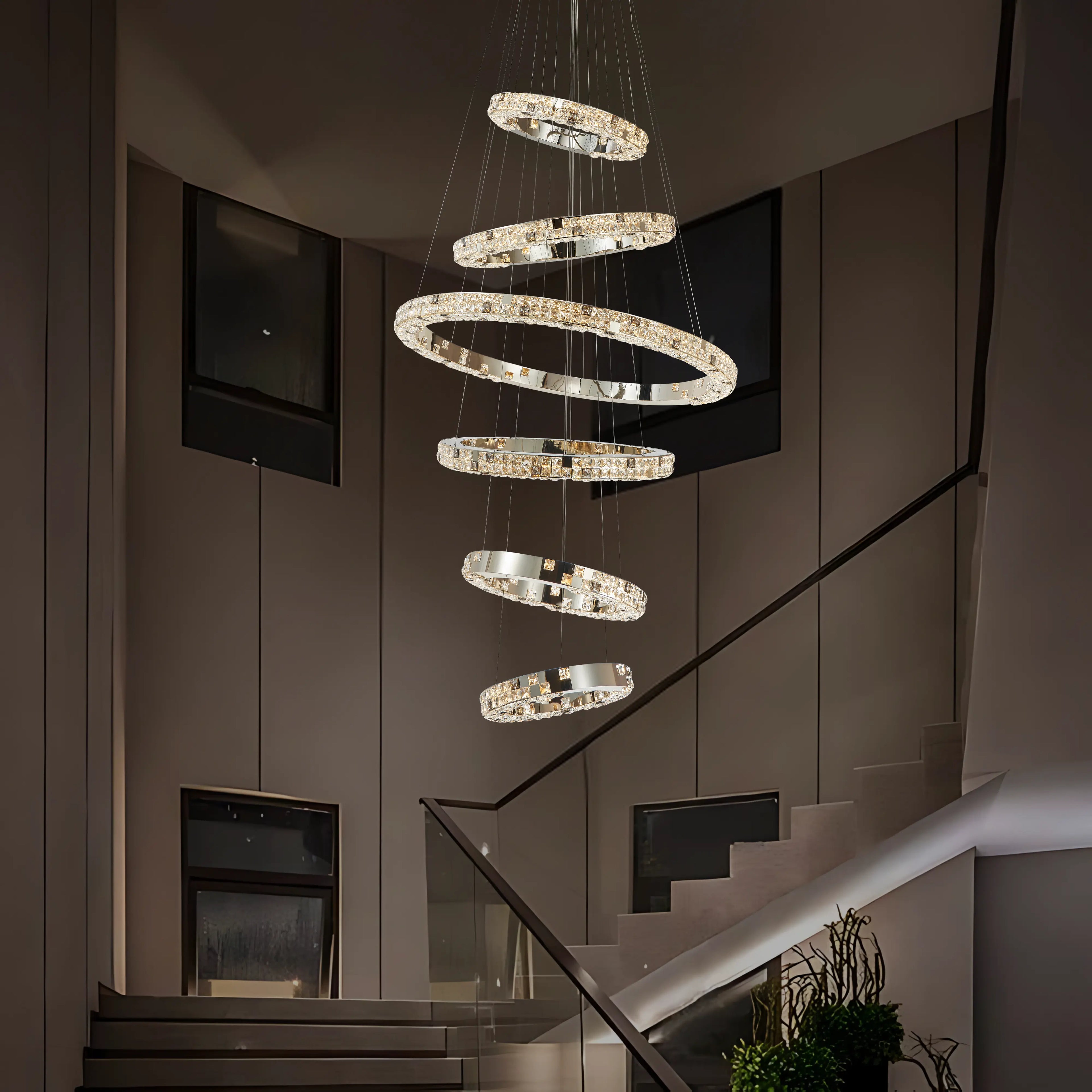 LUMIÉRE DE CARTIER 6 TIER CHANDELIER