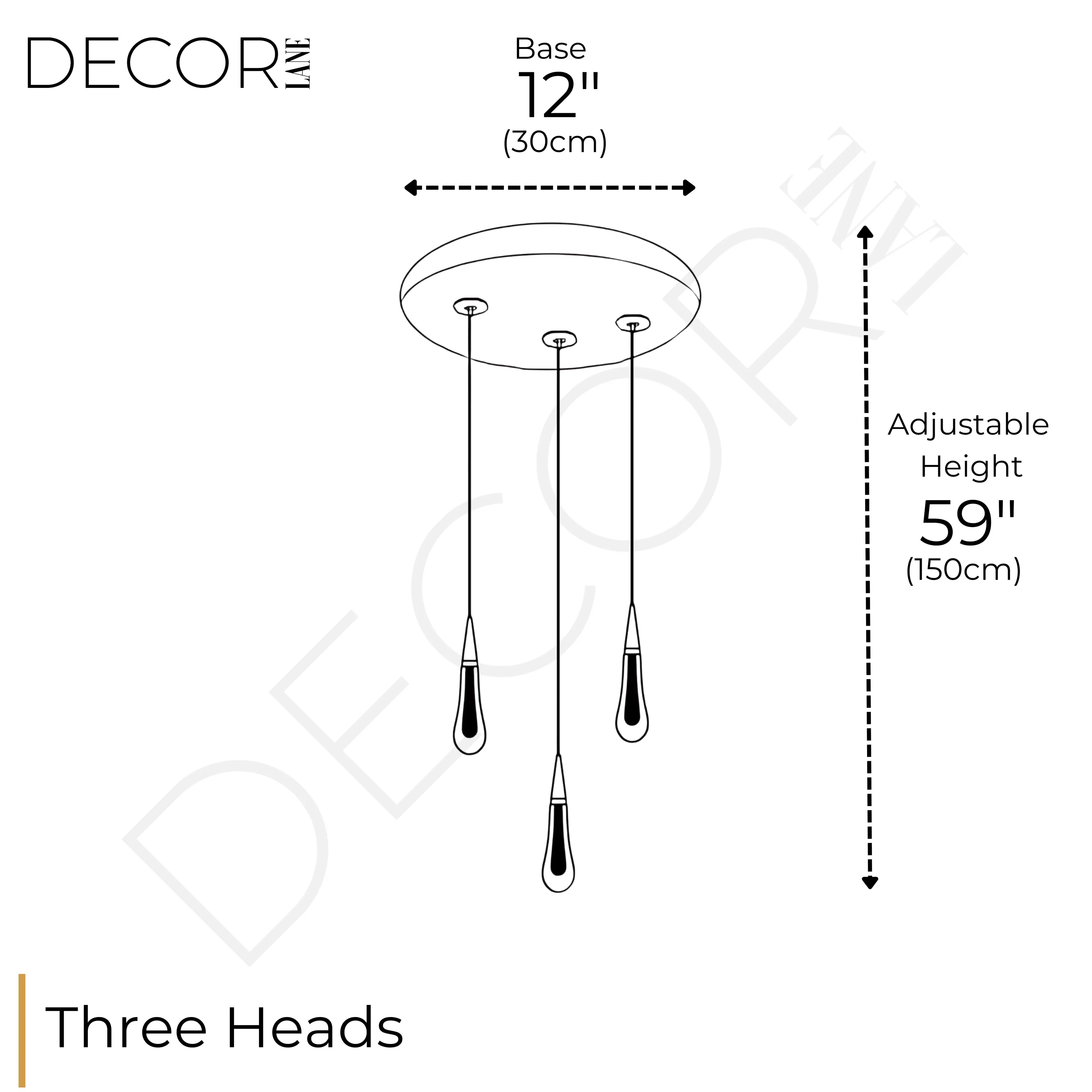 GOUTTES DE PLUIE PENDANT