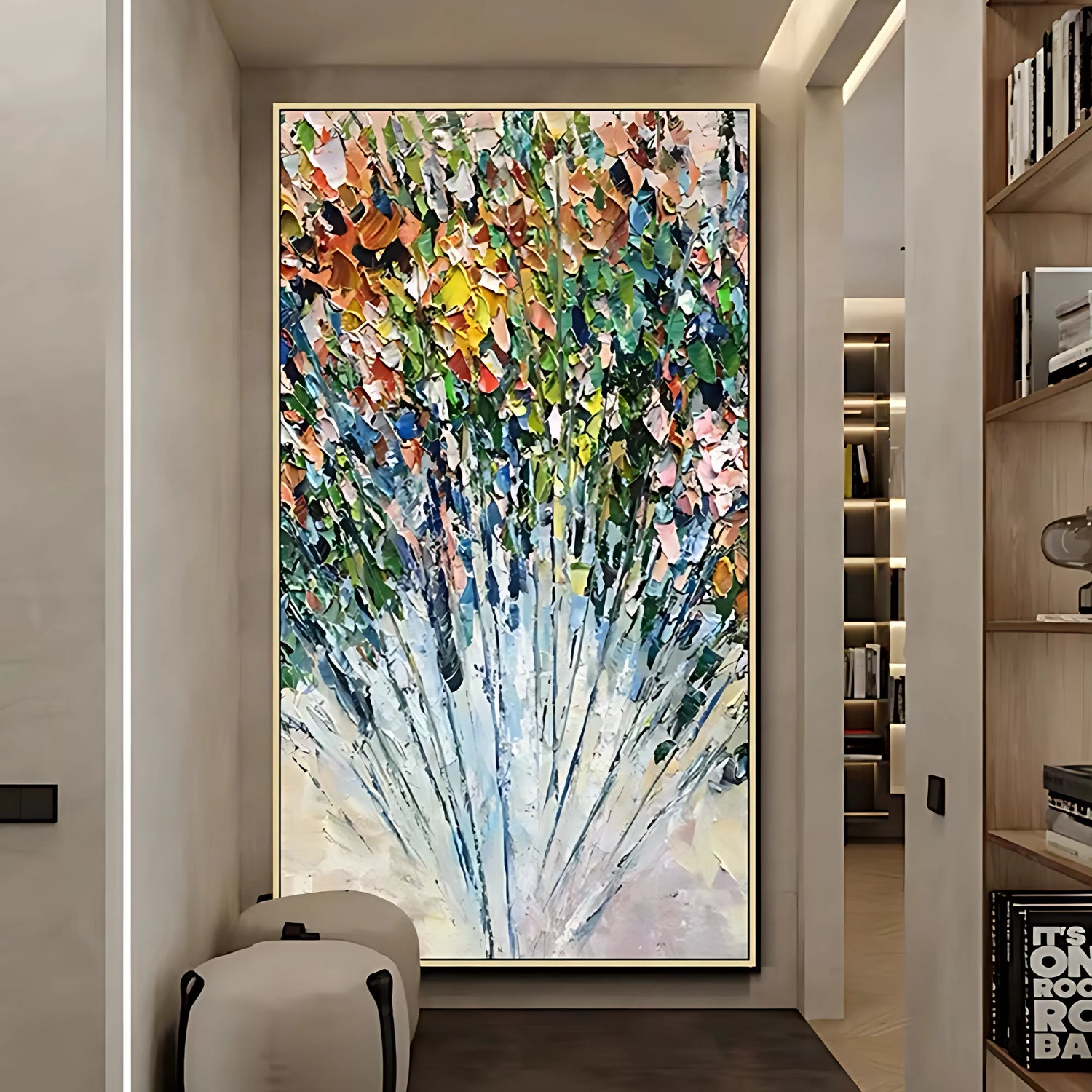 VIVID BLOOM OIL PAINTING