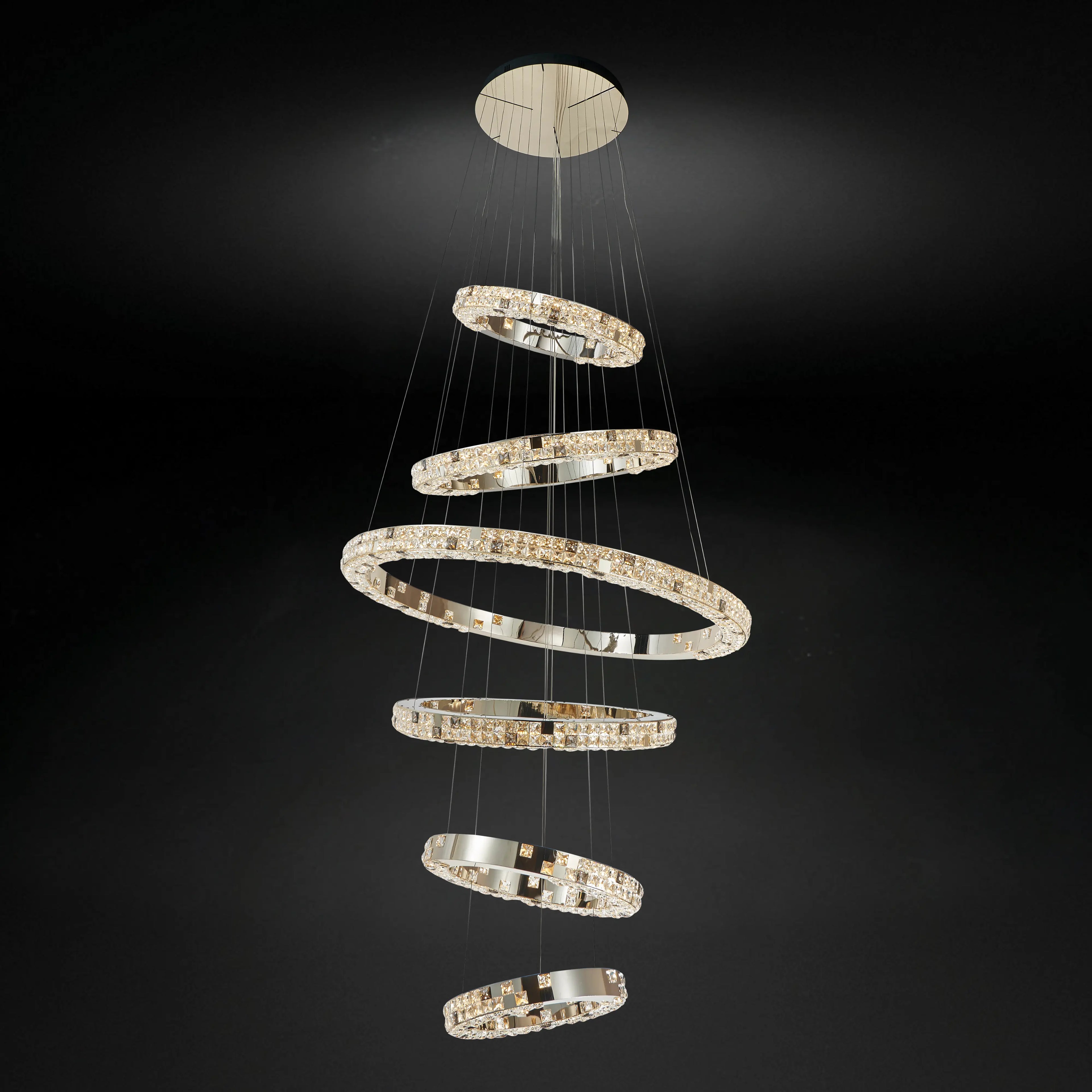 LUMIÉRE DE CARTIER 6 TIER CHANDELIER