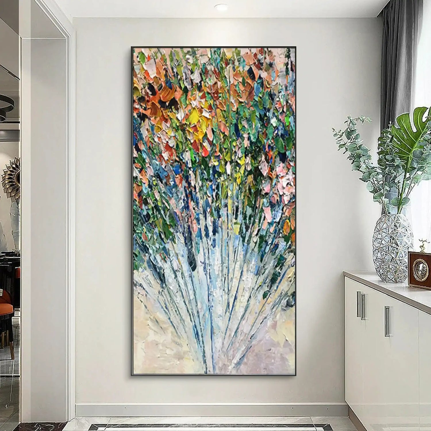 VIVID BLOOM OIL PAINTING