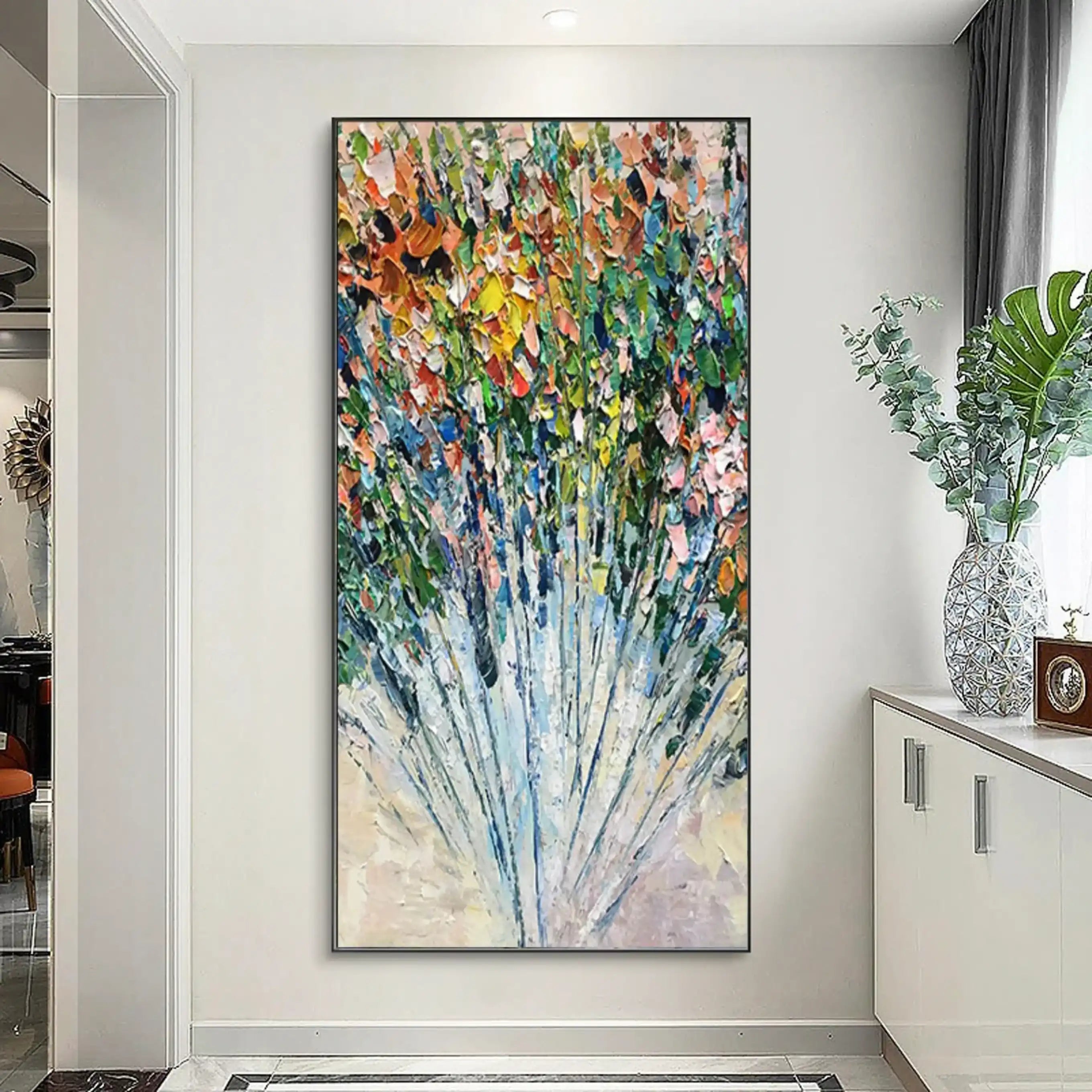 VIVID BLOOM OIL PAINTING