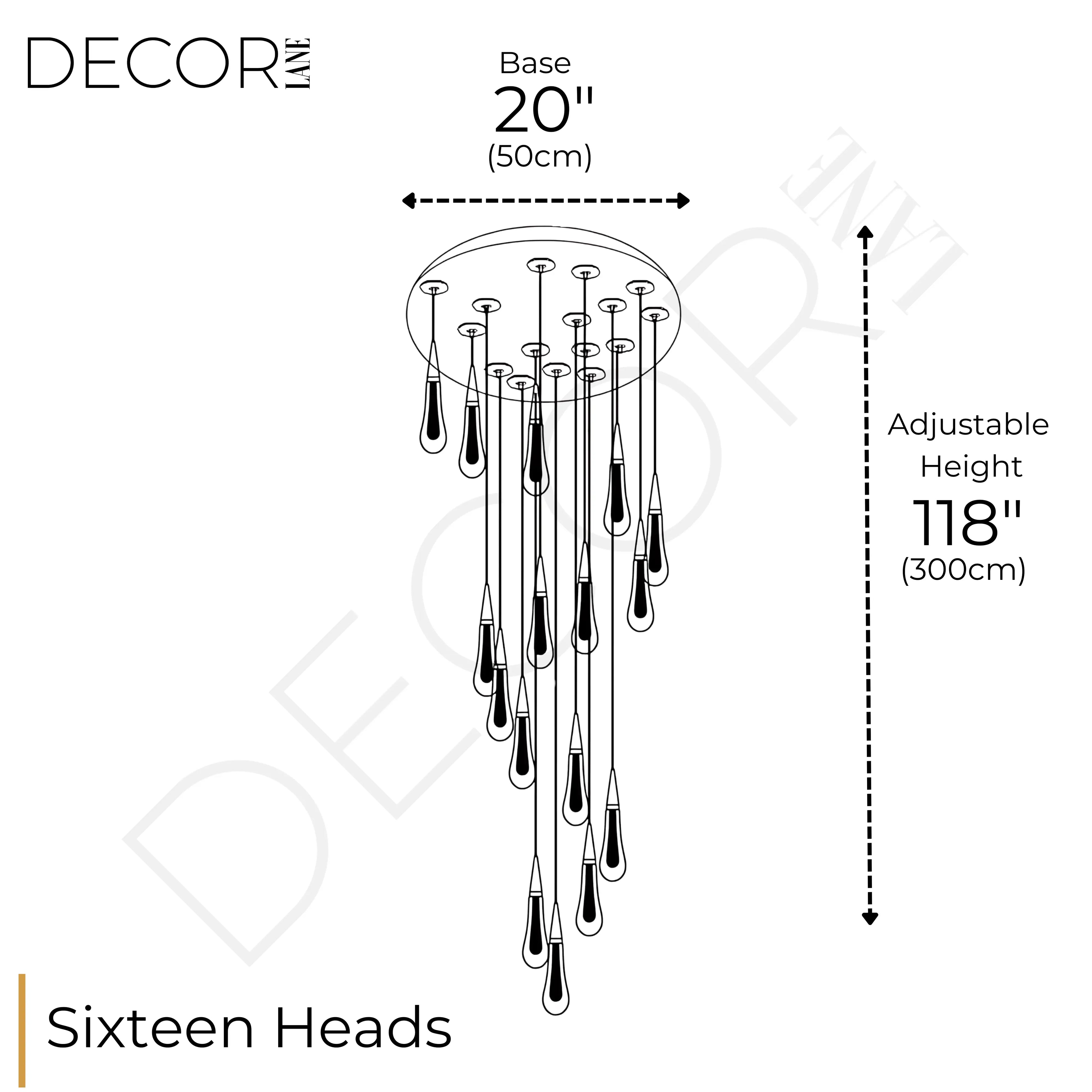 GOUTTES DE PLUIE PENDANT