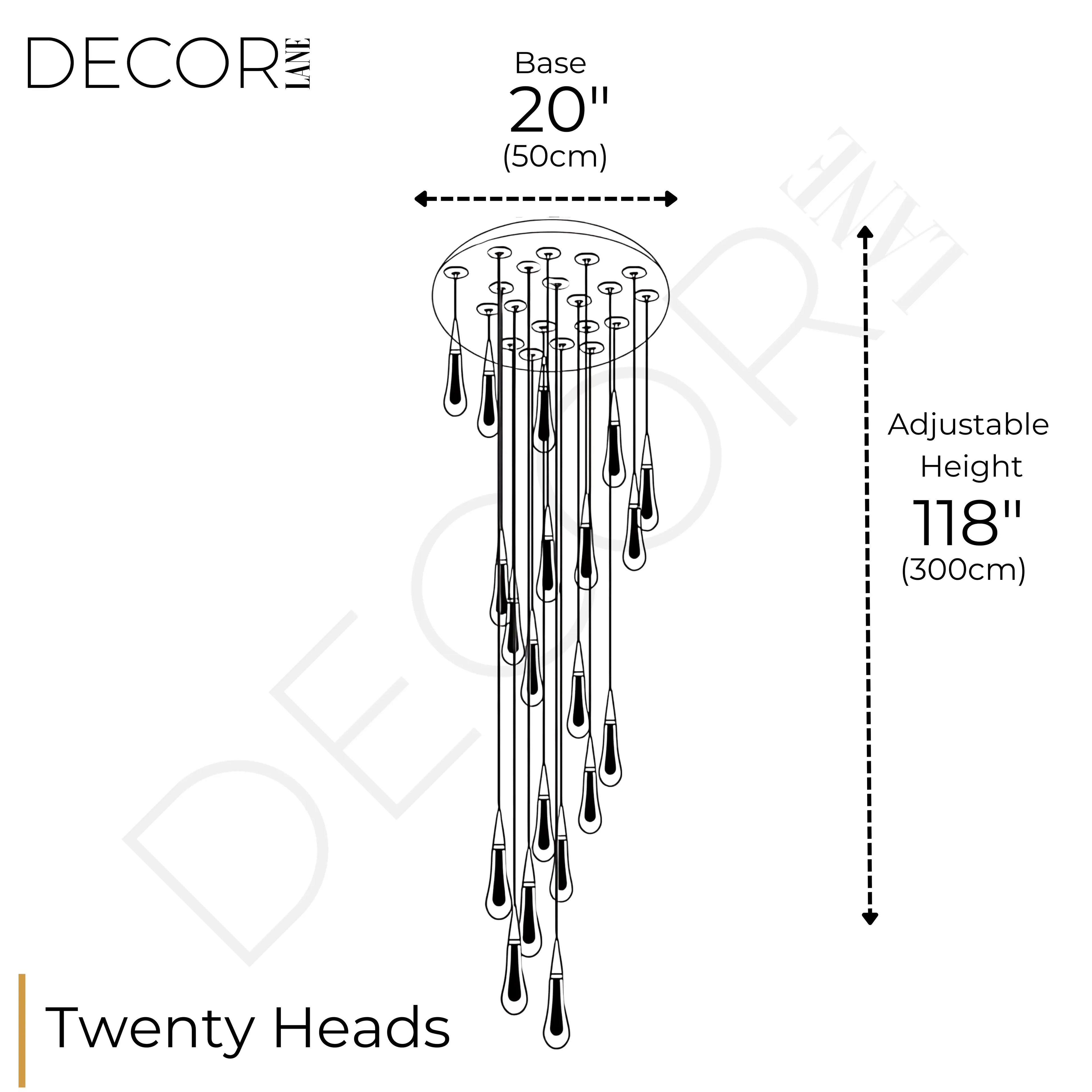 GOUTTES DE PLUIE PENDANT
