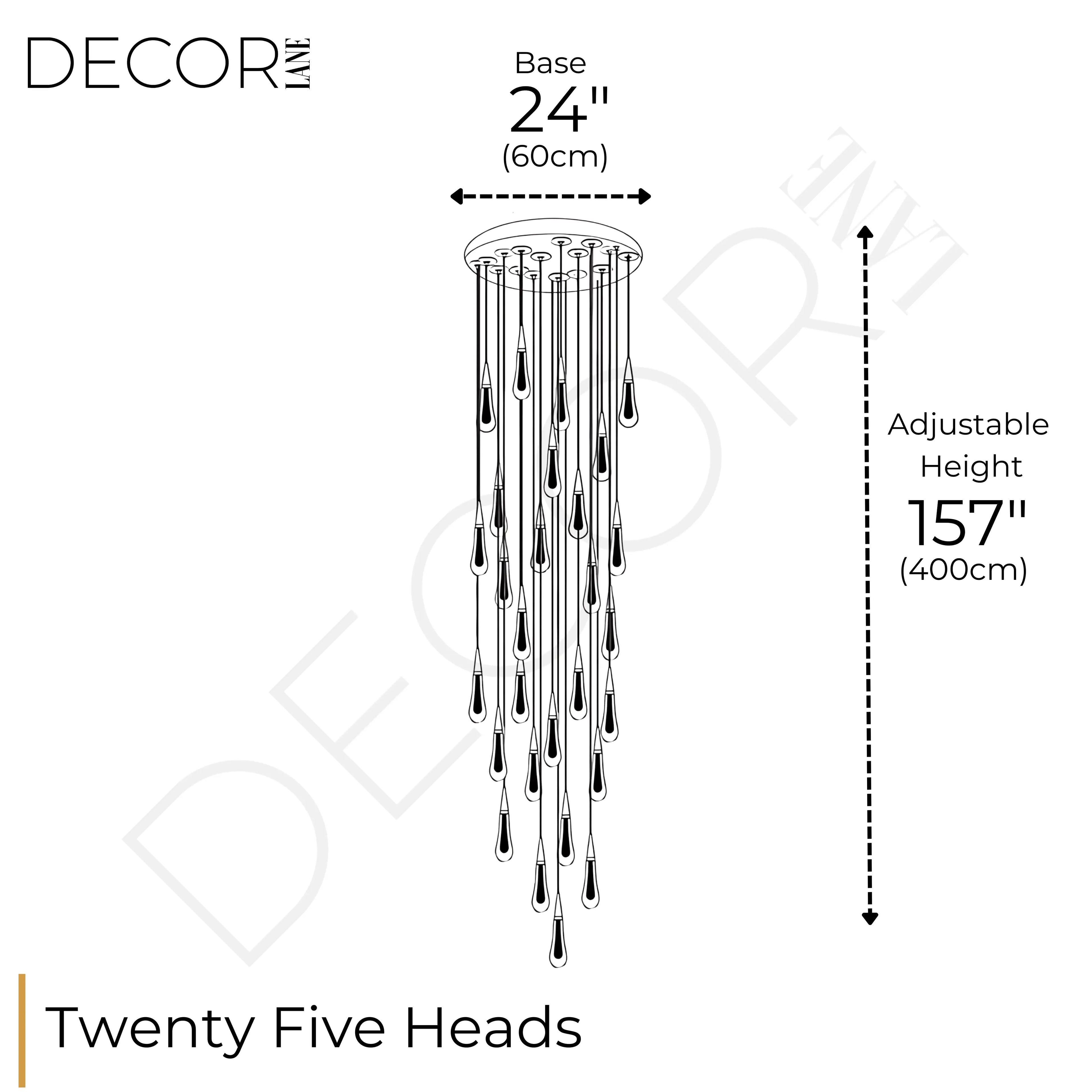 GOUTTES DE PLUIE PENDANT