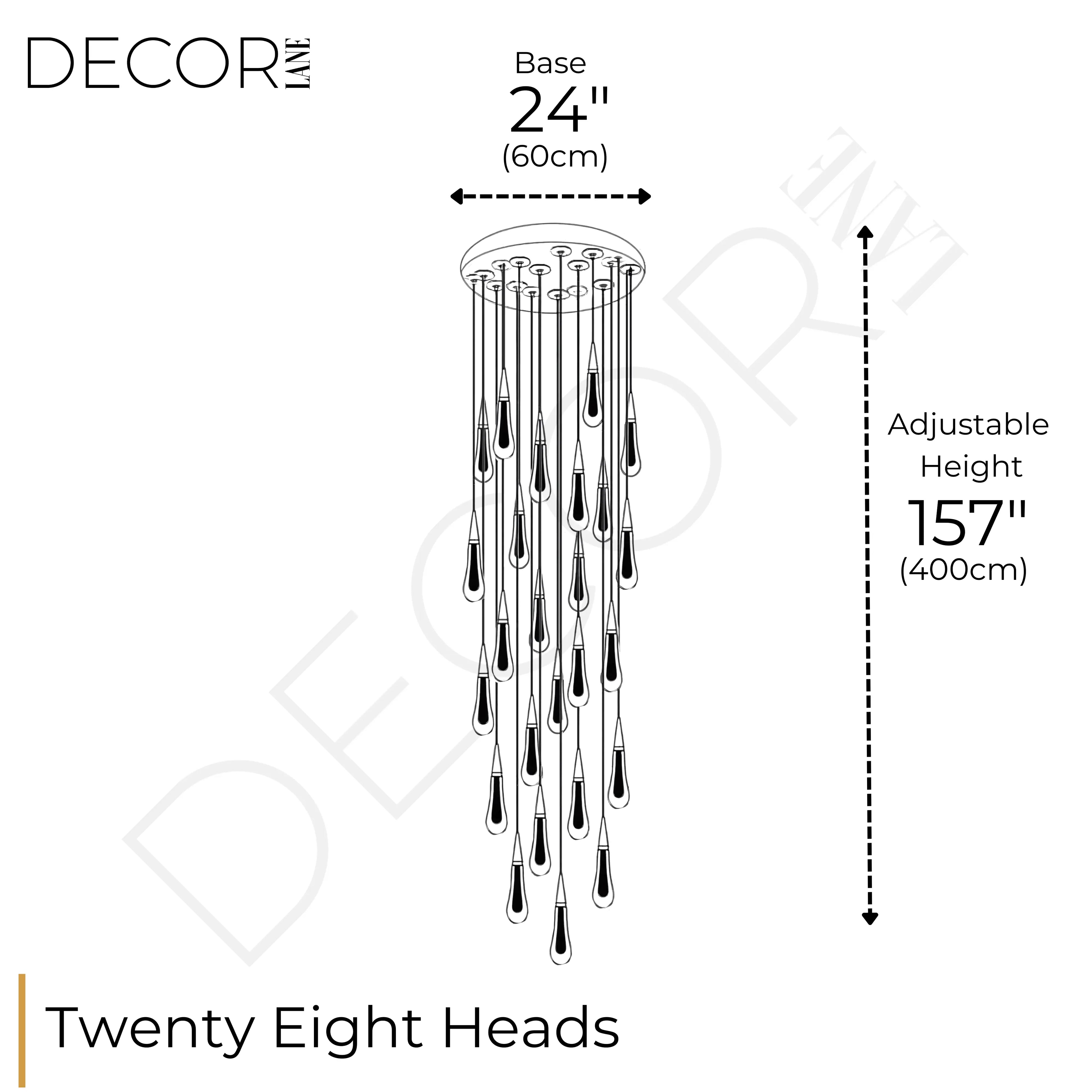 GOUTTES DE PLUIE PENDANT