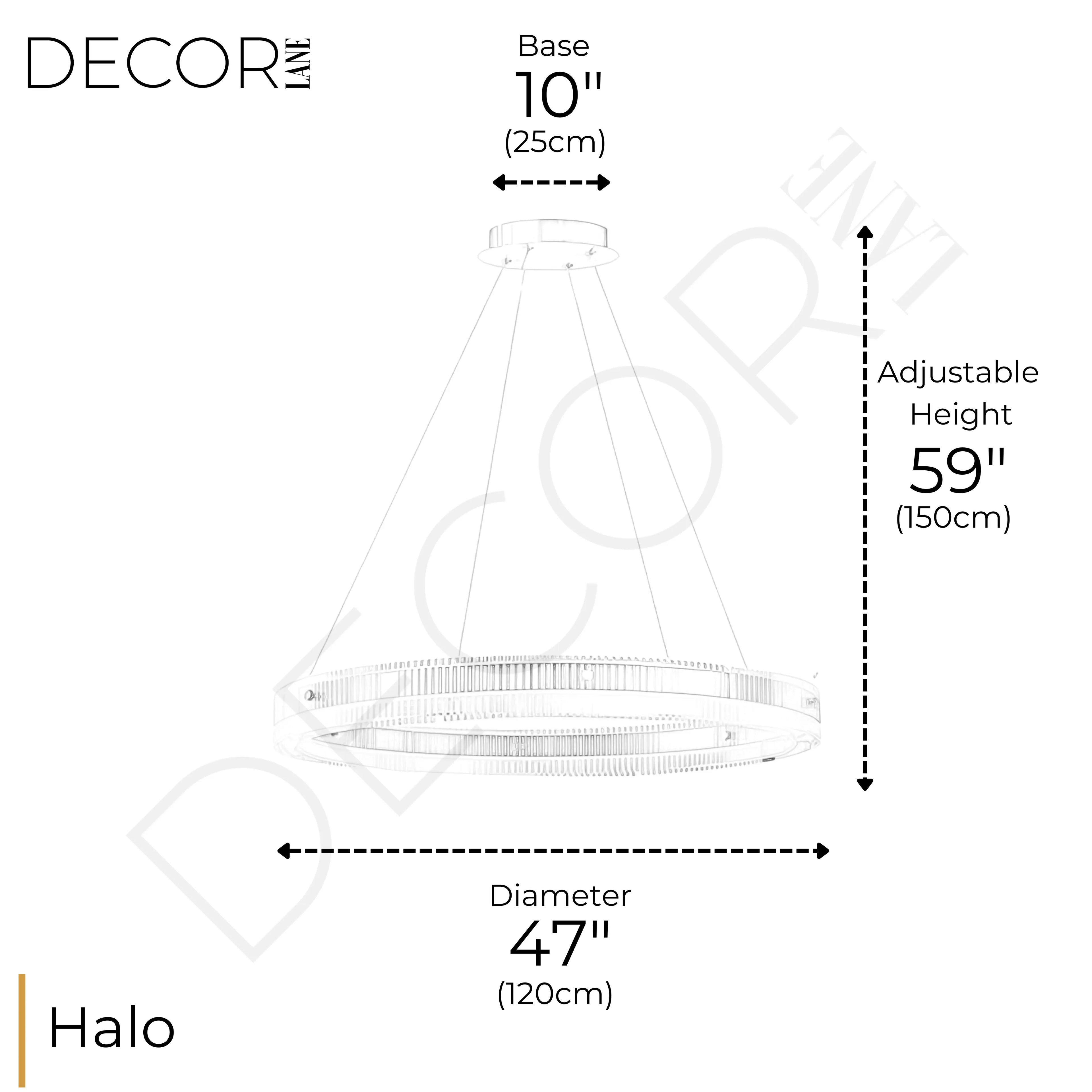LUSTRE PRÉCIEUX HALO CHANDELIER