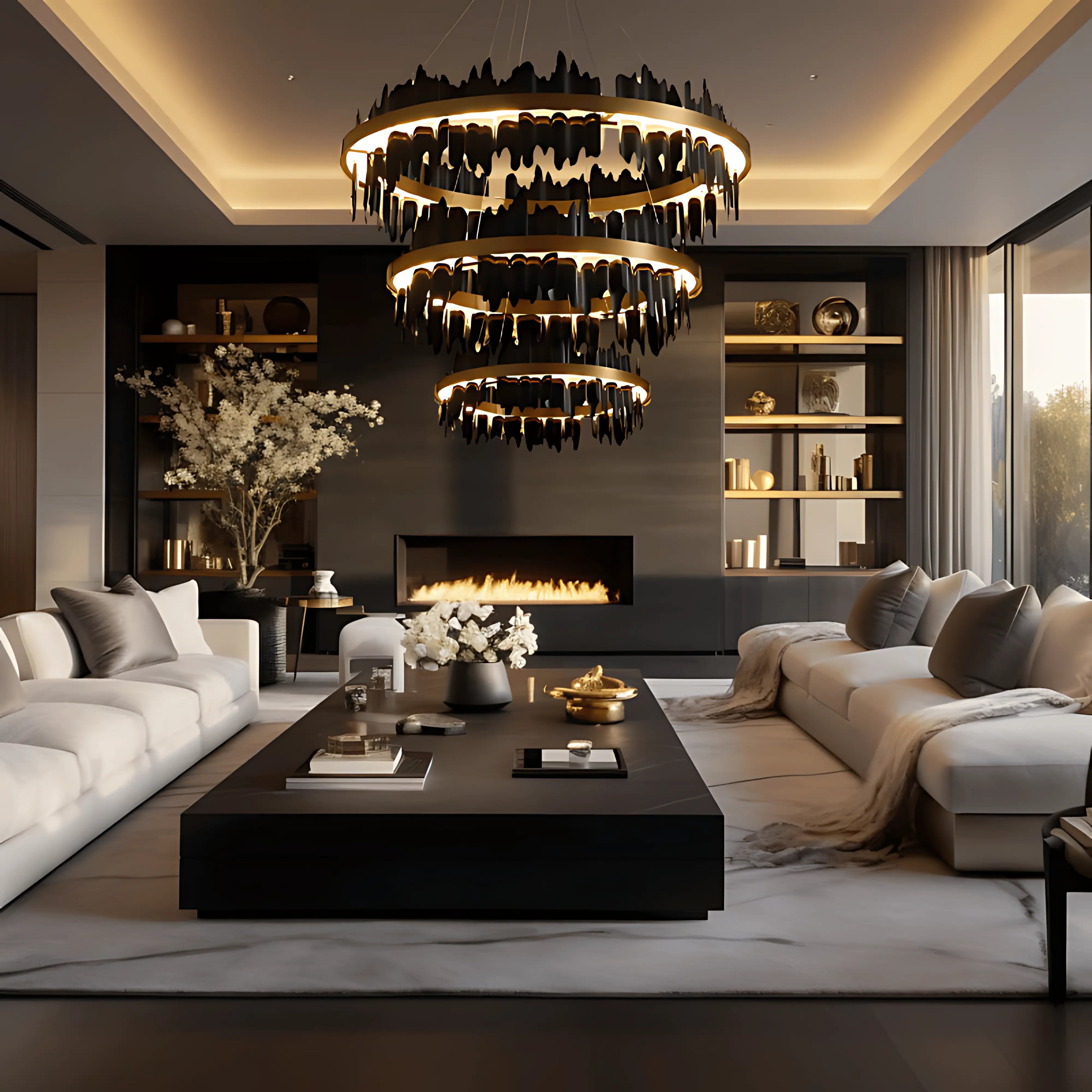 INTERSTELLAR 3 TIER CHANDELIER