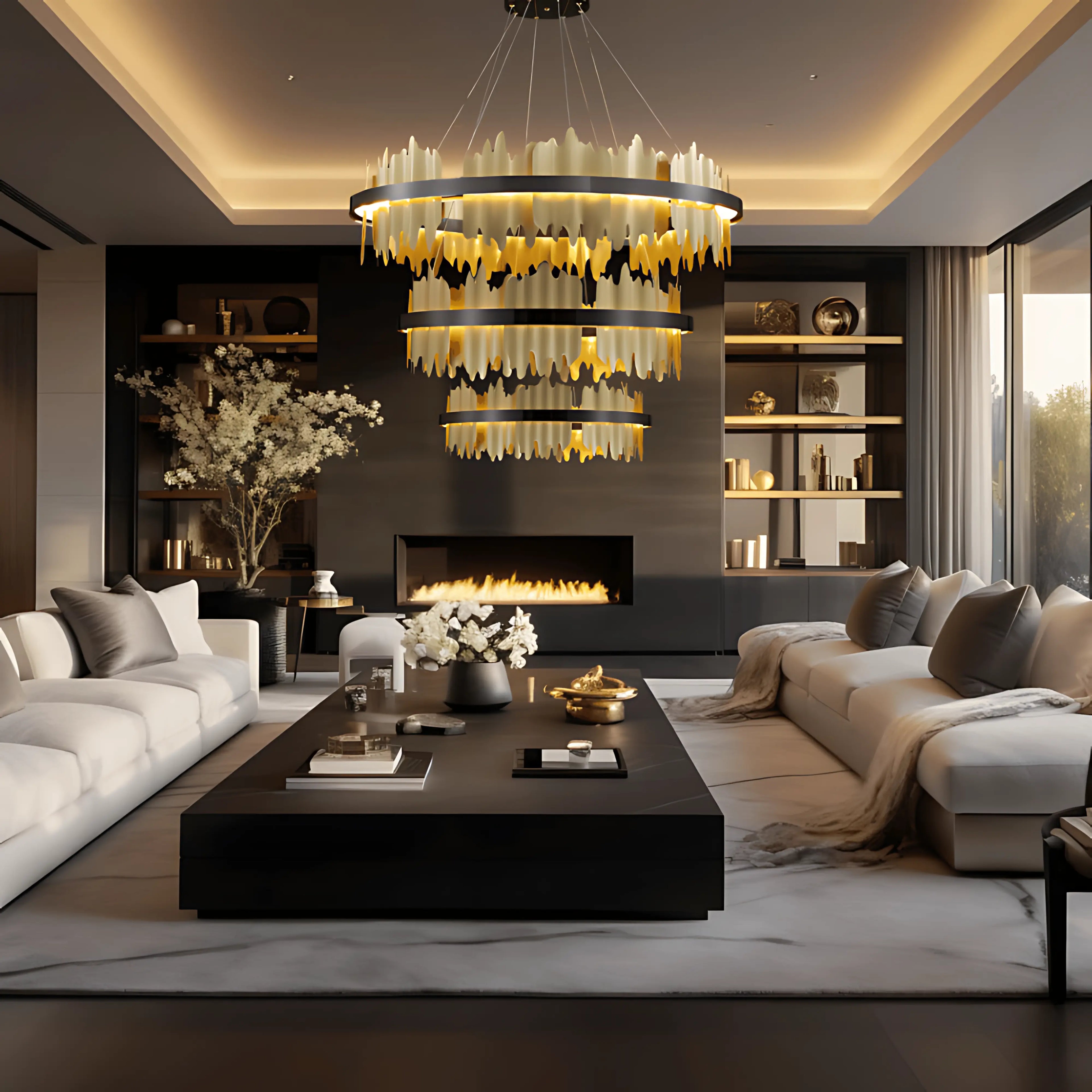 INTERSTELLAR 3 TIER CHANDELIER