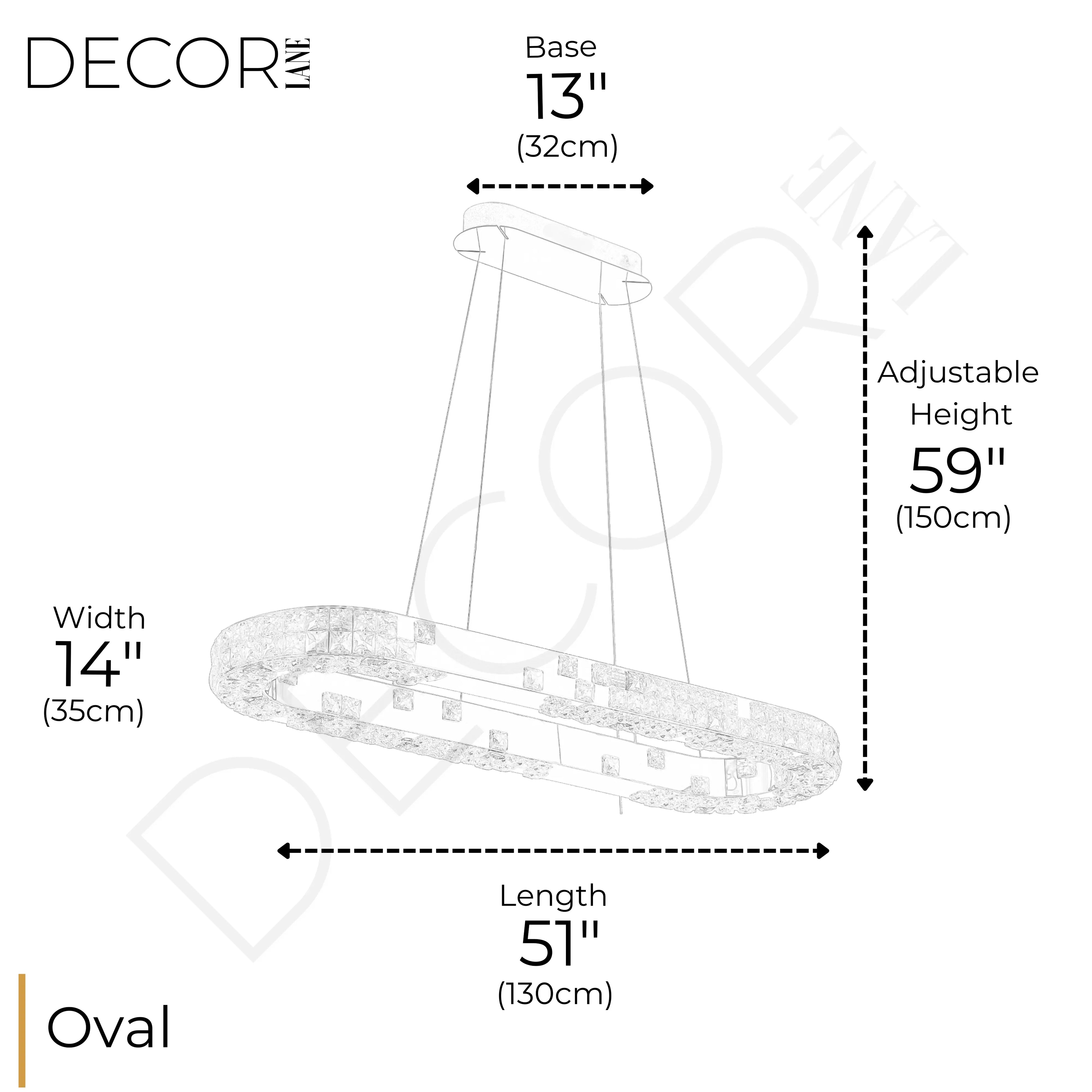 LUMIÉRE DE CARTIER OVAL CHANDELIER