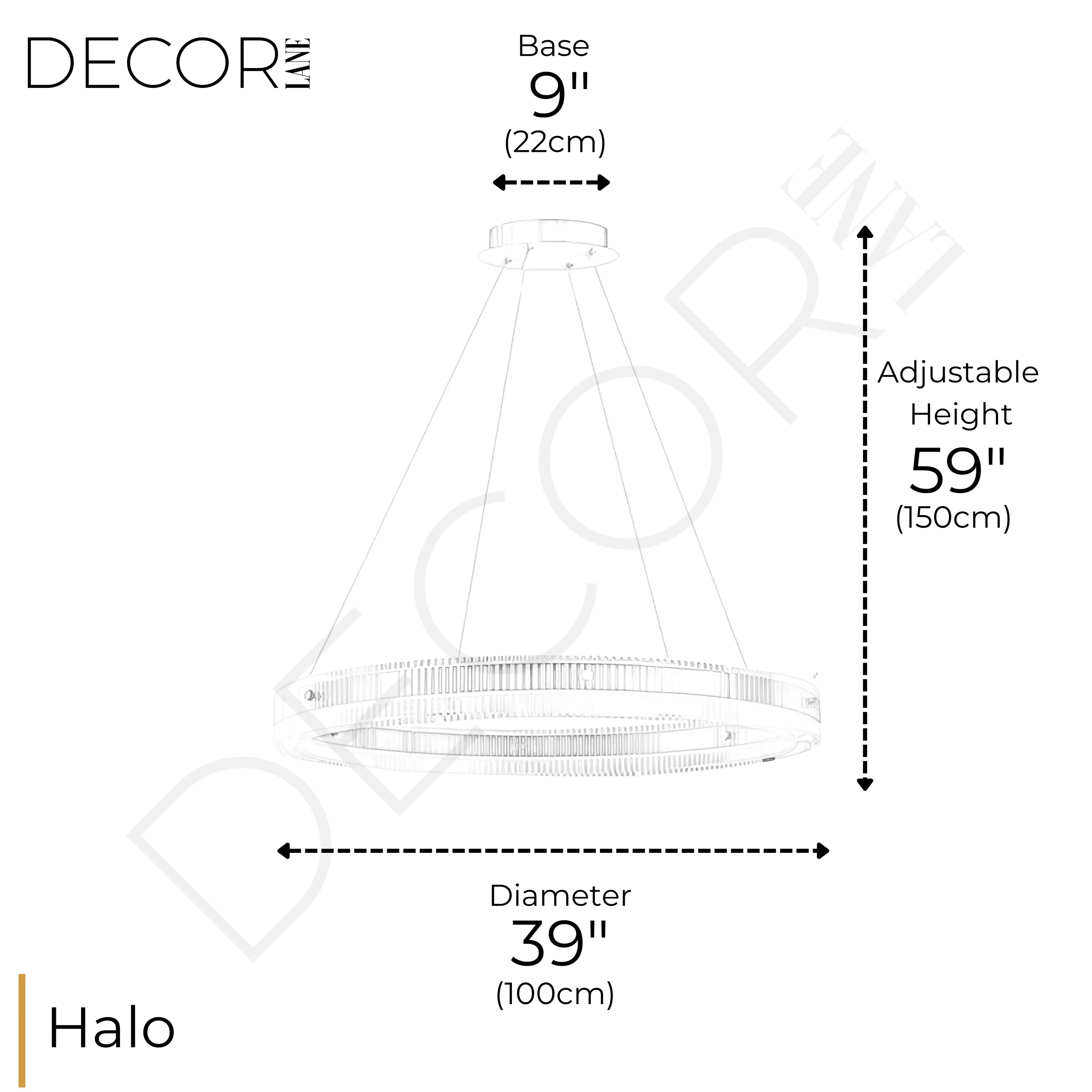 LUSTRE PRÉCIEUX HALO CHANDELIER