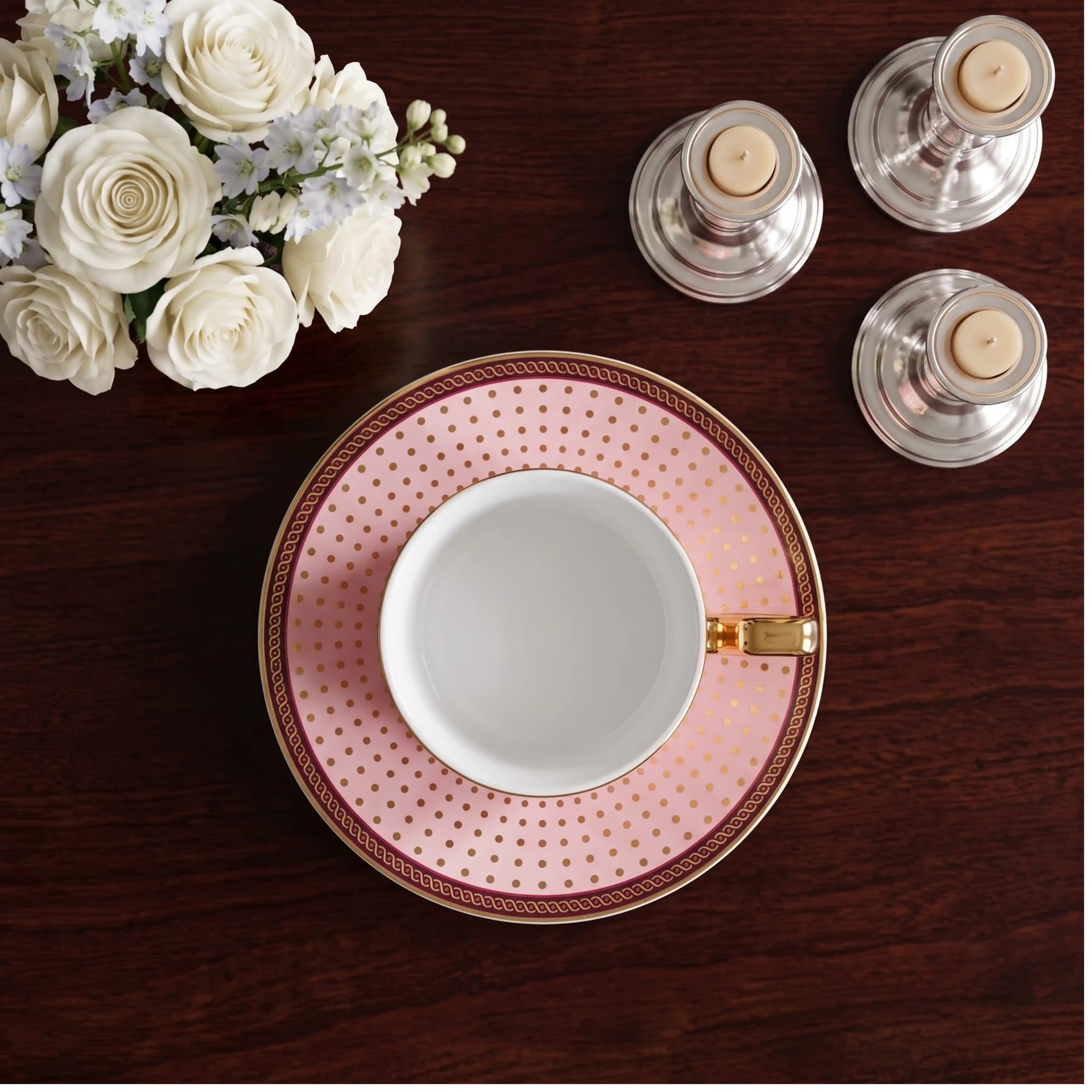 DELPHI ROSE TEACUP SET