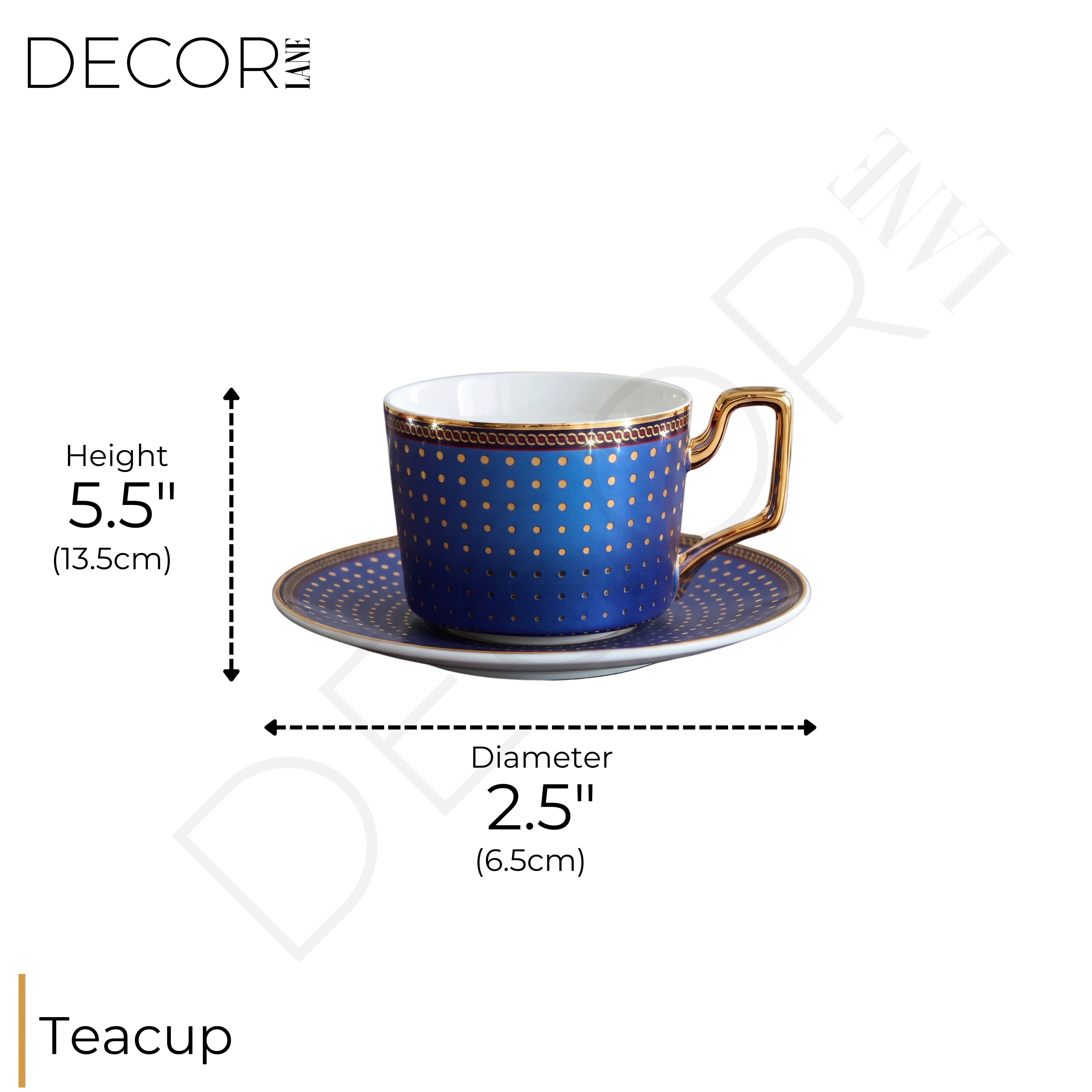 DELPHI BLEU TEACUP SET