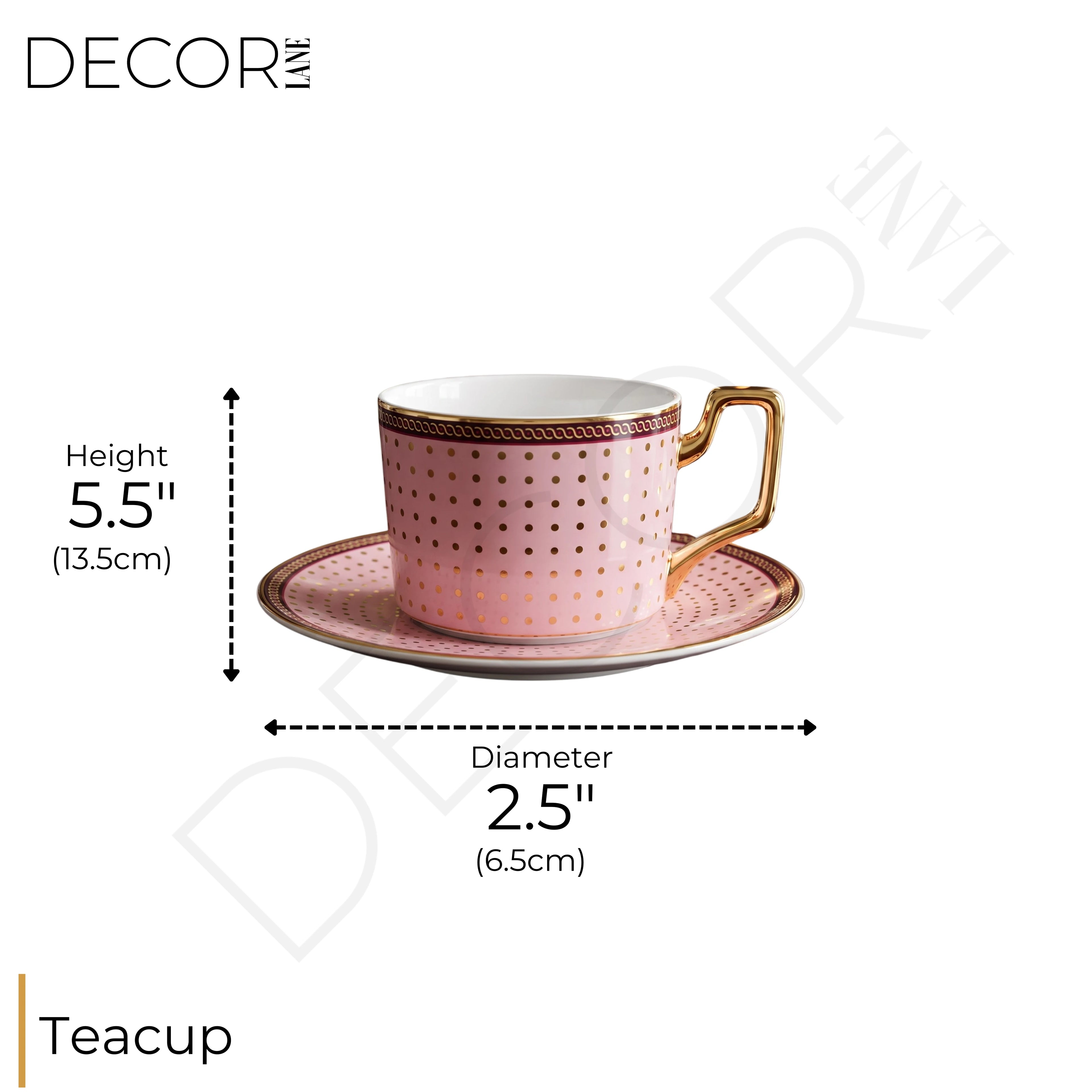 DELPHI ROSE TEACUP SET