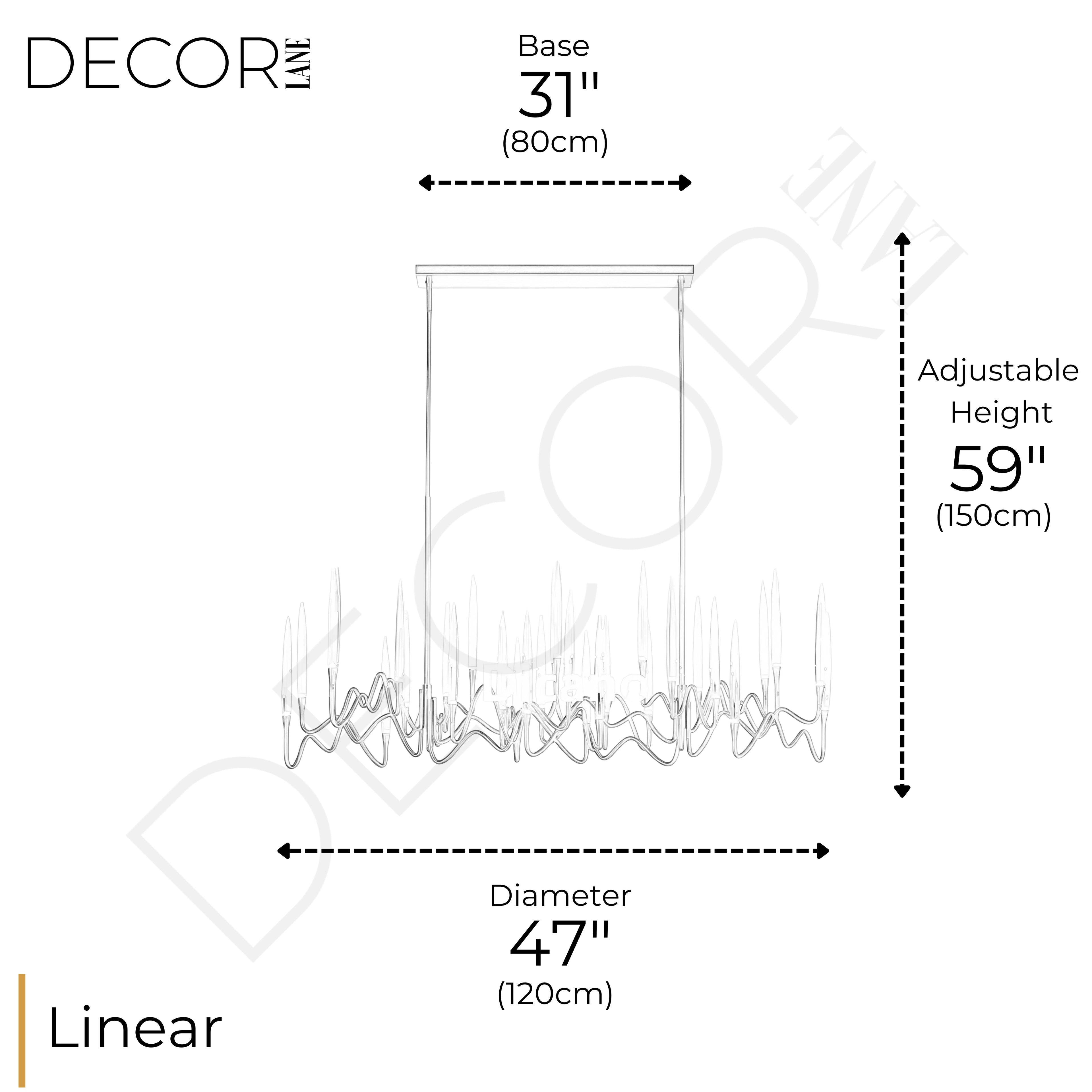 EUROPEAN CANDLE CHANDELIER