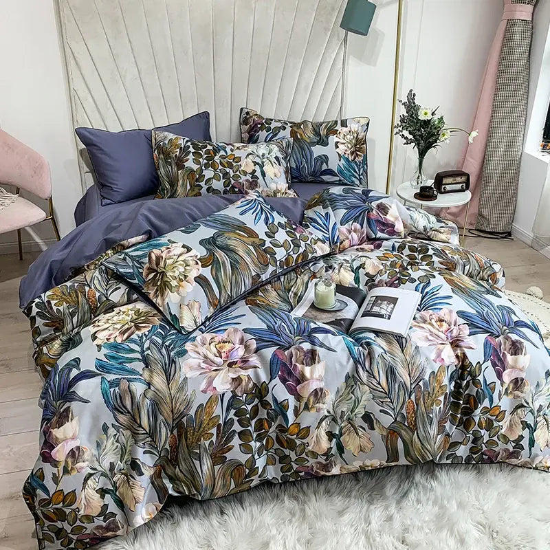 BOHO FEVER DUVET COVER & SHAMS EGYPTIAN COTTON 400TC