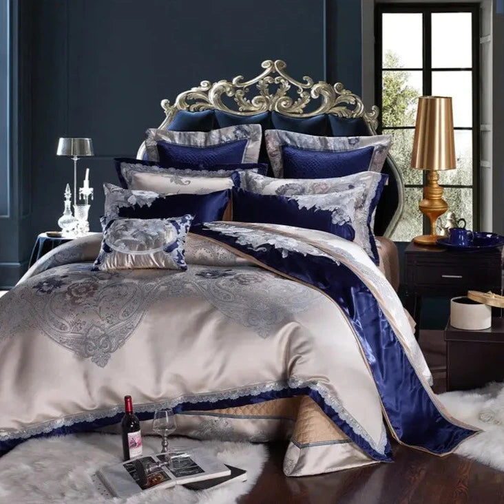TAYLOR LUXURY DUVET COVER & SHAMS 1000TC