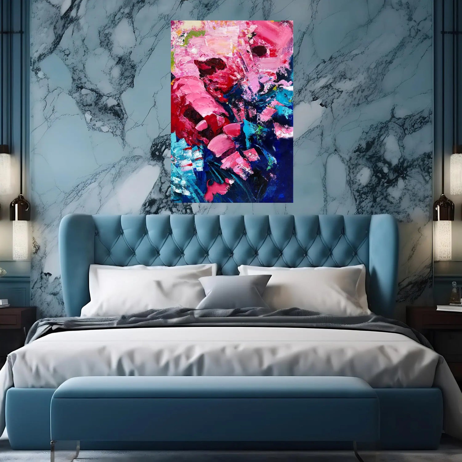 RADIANT FLORA OIL PAINTING