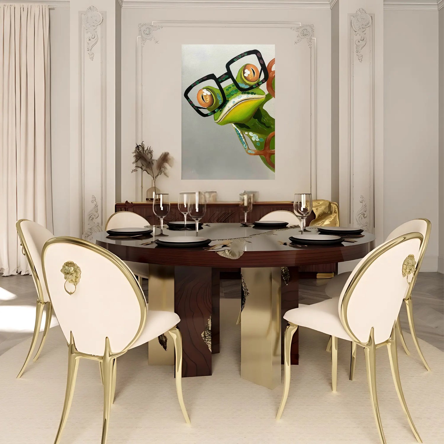 EYEFUL ENGIMA OIL PAINTING