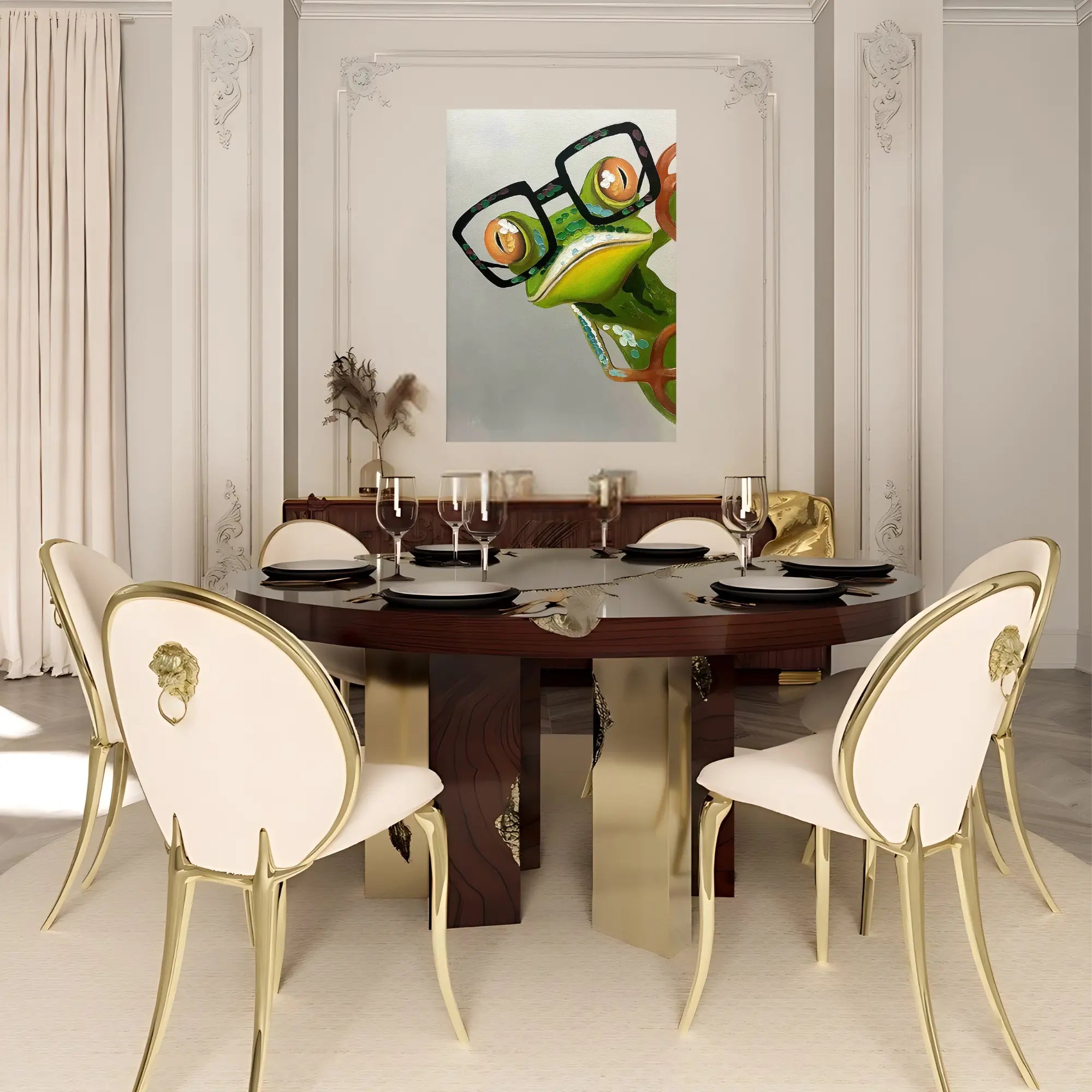 EYEFUL ENGIMA OIL PAINTING