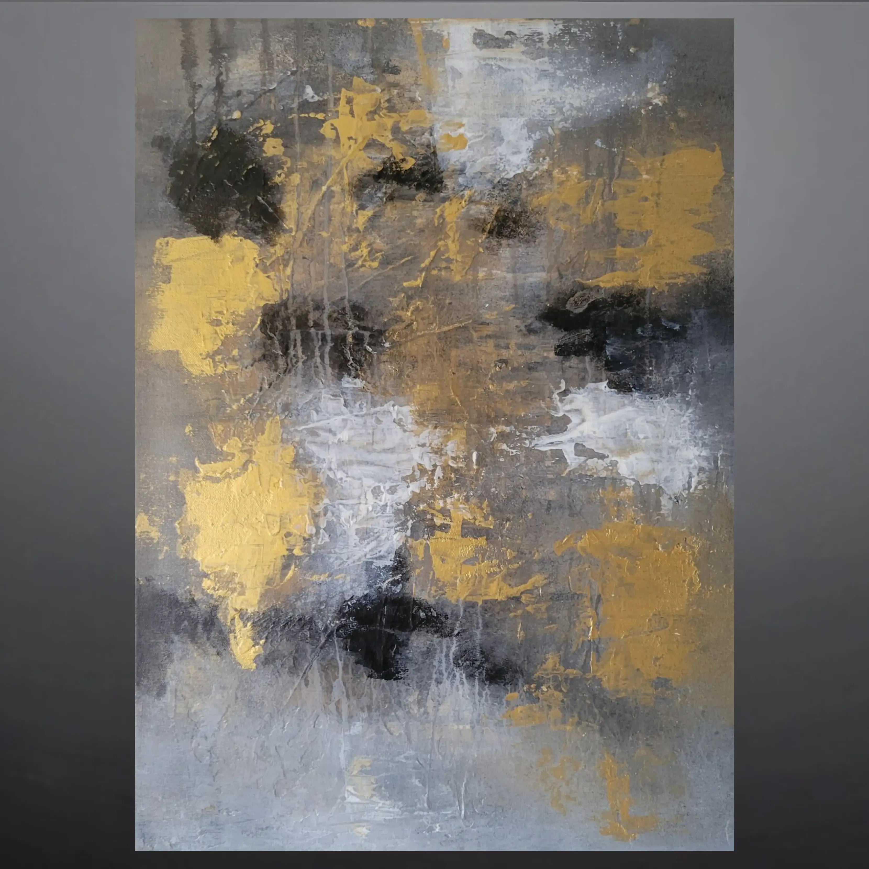 Veiled Opulence | Luxury Abstract Oil Painting — Decor Lane – DecorLane