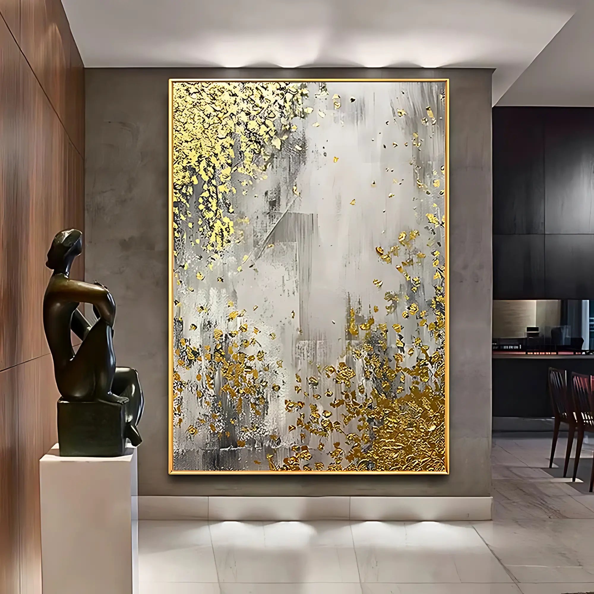 LUXE SHARDS OIL PAINTING