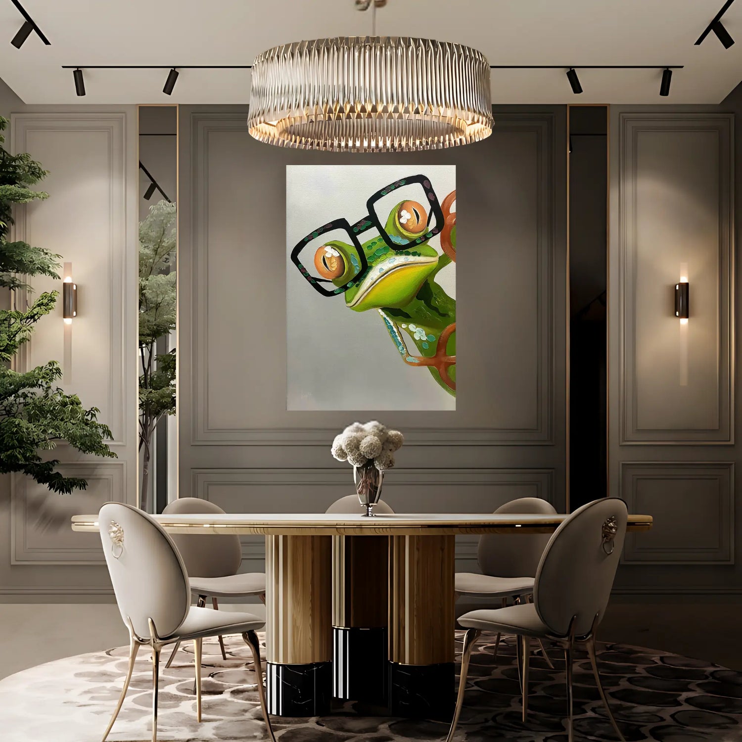 EYEFUL ENGIMA OIL PAINTING