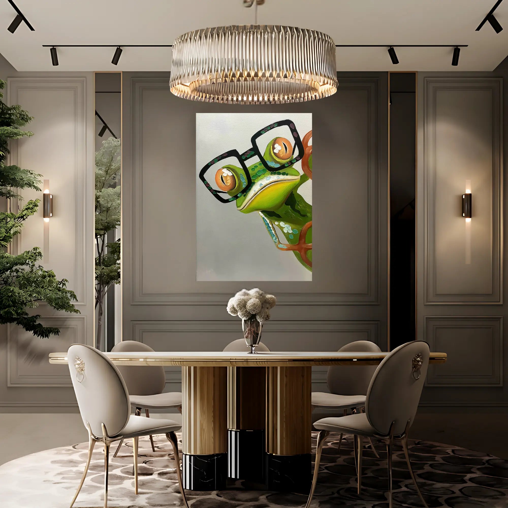 EYEFUL ENGIMA OIL PAINTING