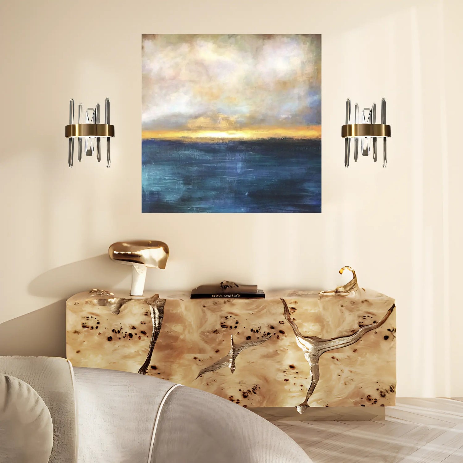 AURORA MIRAGE OIL PAINTING